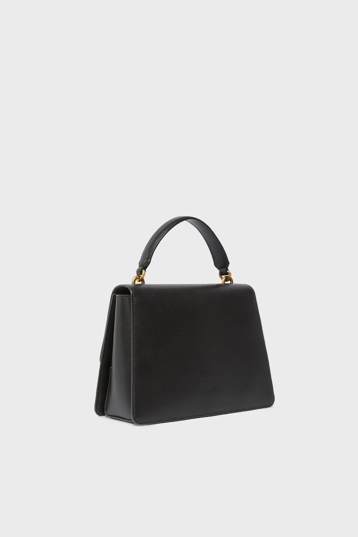 Pinko Logolu Hakiki Deri Çıkarılabilir Askılı Bayan Çanta 100066 A0F1 Z99Q SİYAH - 11