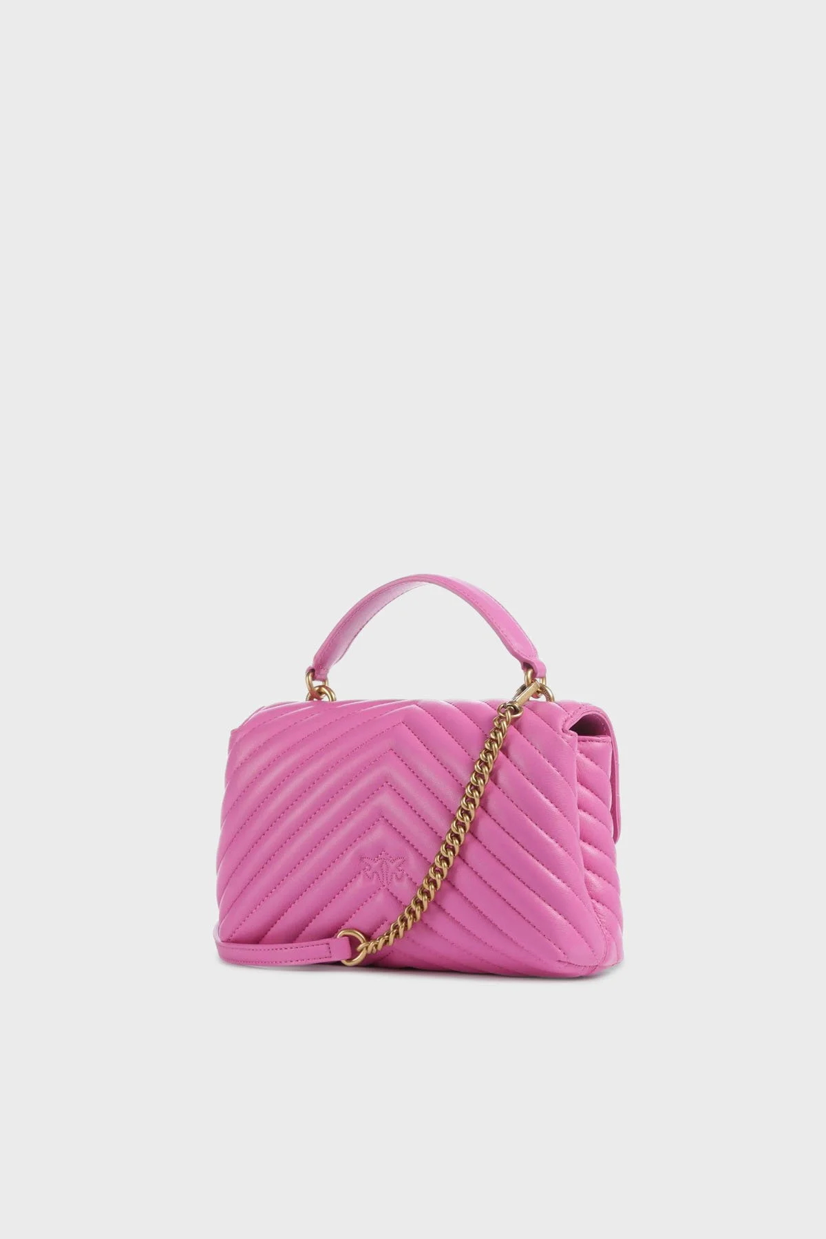 Pinko Logolu Hakiki Deri Çıkarılabilir Zincir Askılı Bayan Çanta 100044 A0GK P22Q FUŞYA - 2