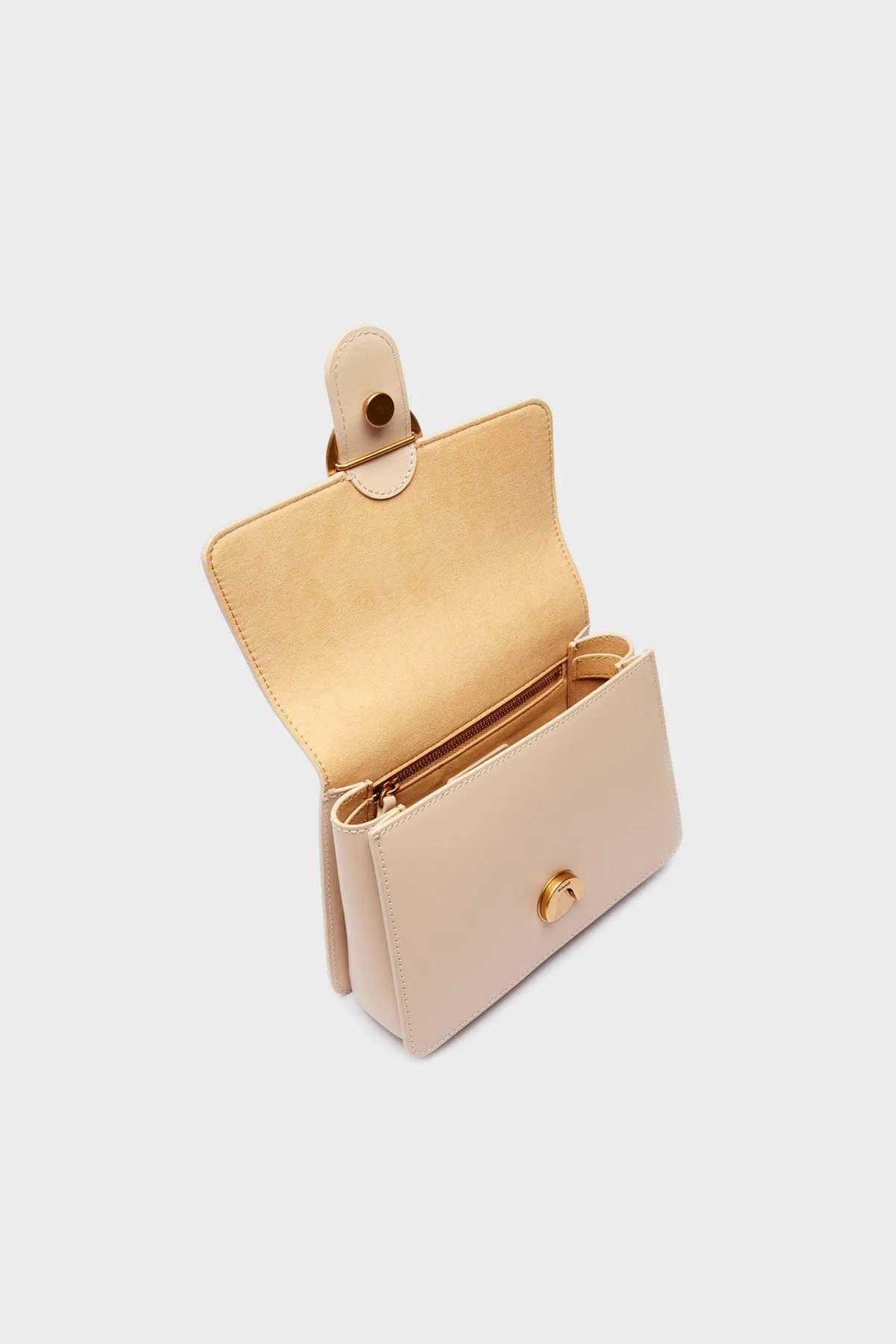 Pinko Logolu Hakiki Deri Çıkarılabilir Zincir Askılı Bayan Çanta 100071 A0F1 C50Q BEJ - 6