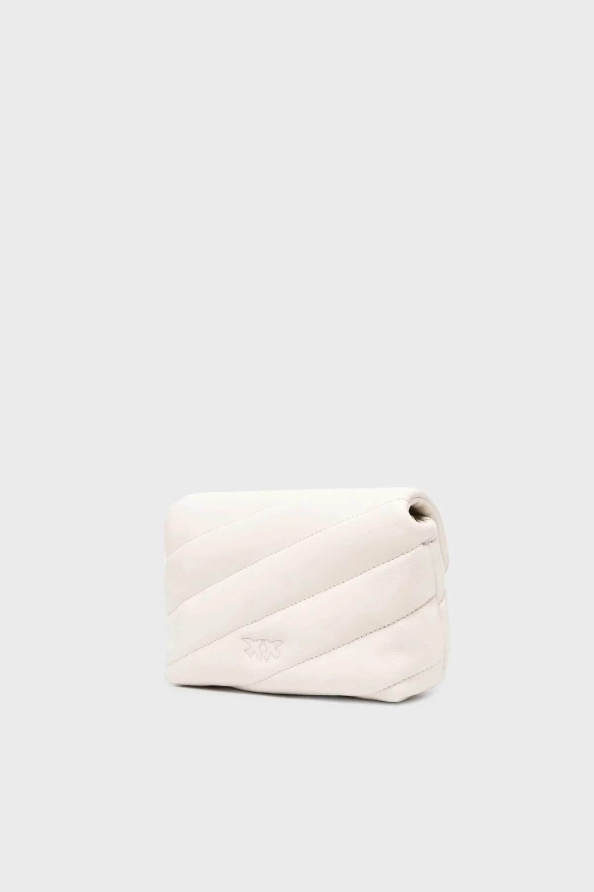 Pinko Logolu Zincir Askılı Deri Bayan Çanta 100040 A0OL Z14Q BEYAZ - 4