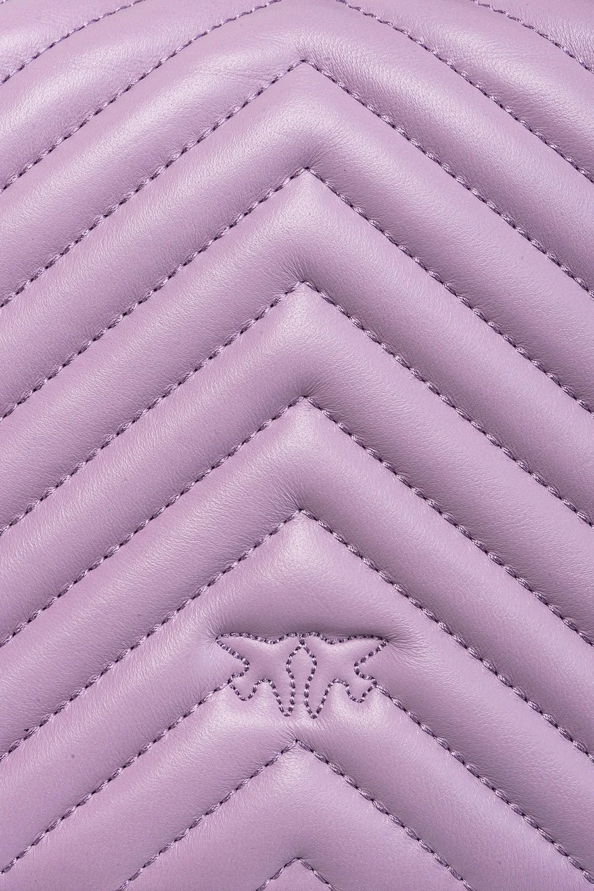 Pinko Logolu Zincir Askılı Deri Bayan Çanta 100063 A0GK Y13Q LİLA - 5