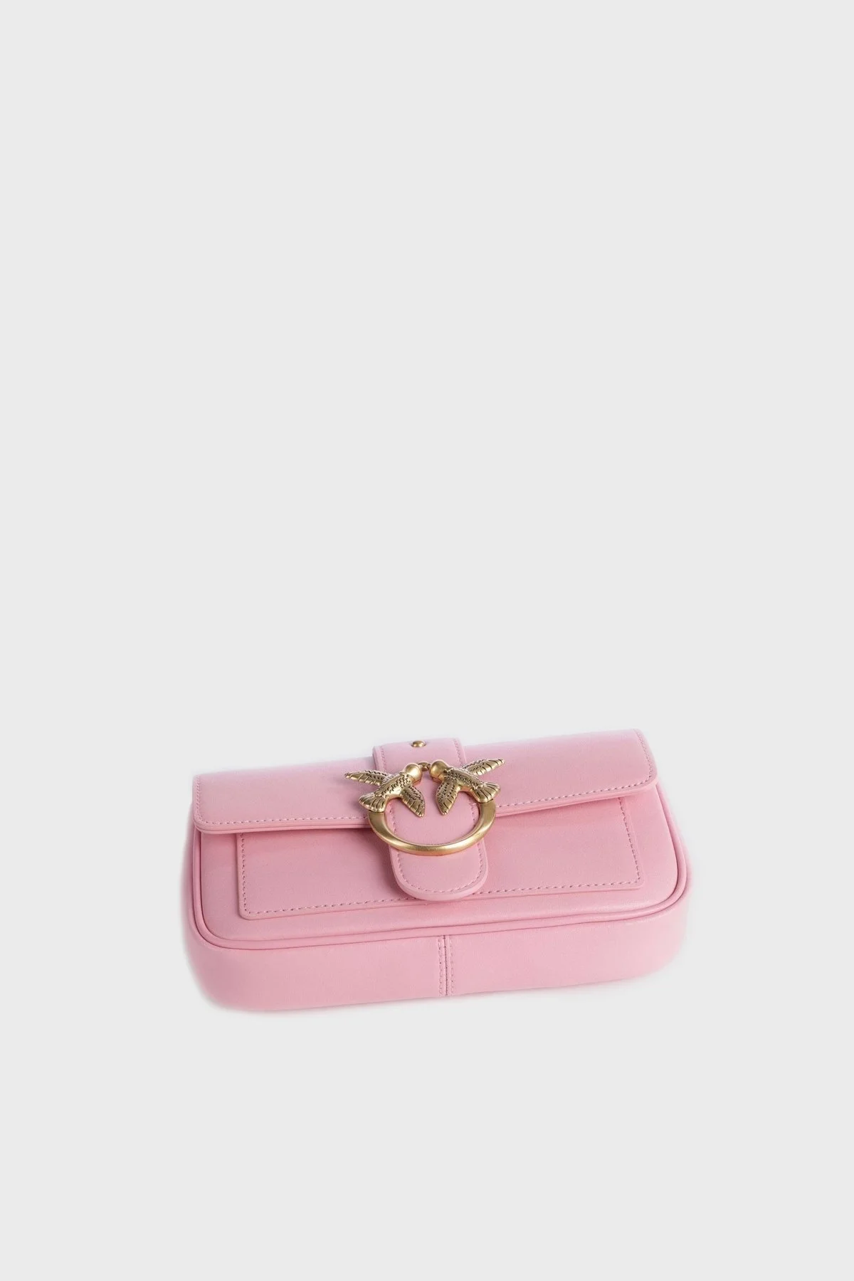 Pinko Logolu Zincir Askılı Hakiki Deri Bayan Çanta 100061 A0F1 P31Q PEMBE - 4