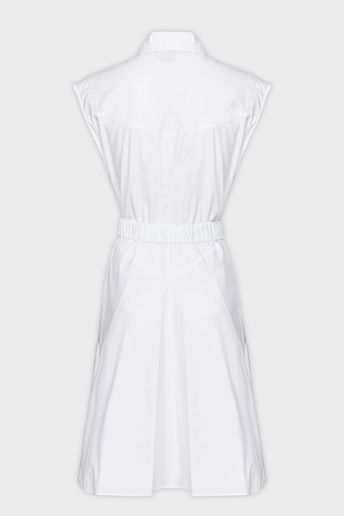 Pinko Pamuklu Regular Fit Gömlek Yaka Bayan Elbise 103111 A1P4 Z04 BEYAZ - 6