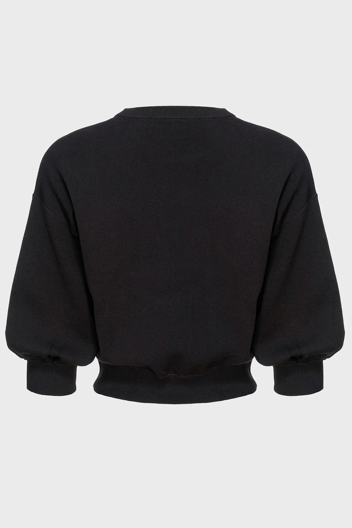 Pinko Pamuklu Regular Fit Bisiklet Yaka Bayan Sweat 101566 A115 Z99 SİYAH - 7