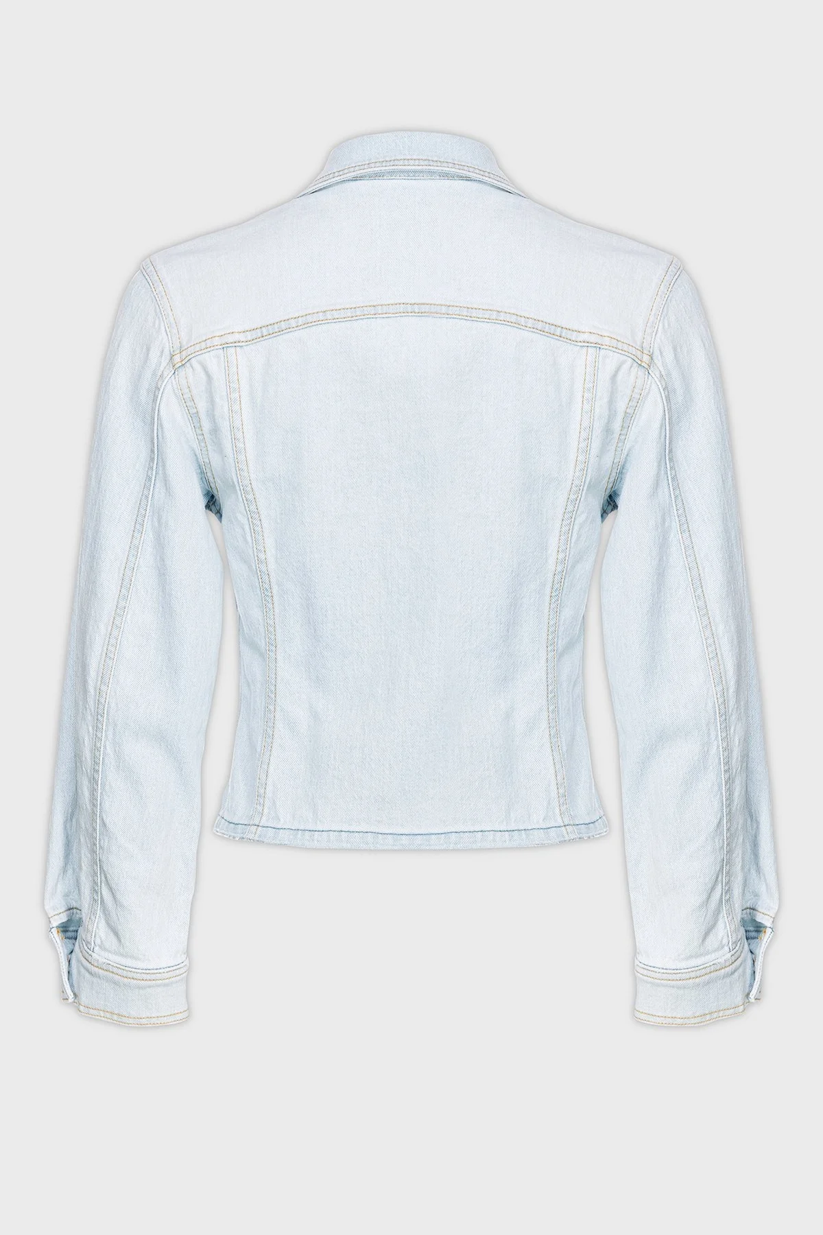 Pinko Pamuklu Regular Fit Kot Bayan Ceket 100585 A1MV PJN AÇIK MAVİ - 7