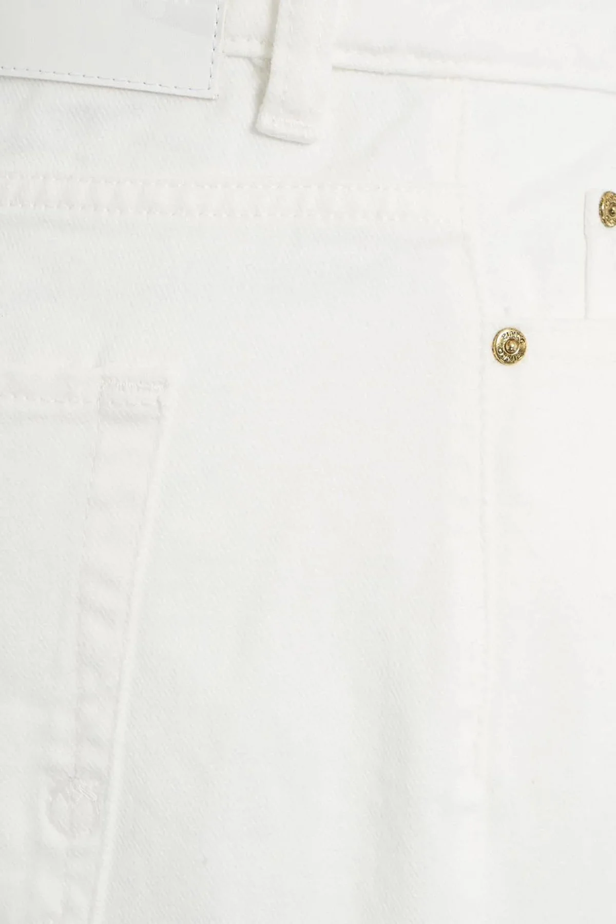 Pinko Pamuklu Relaxed Fit Geniş Paça Kadın Pantolon 102948A1MNZ14 Beyaz - 6