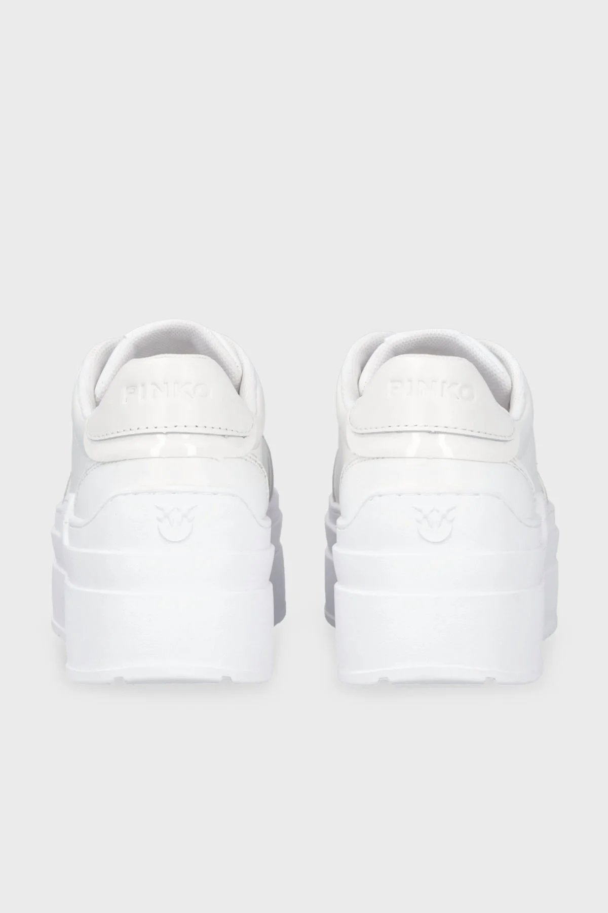 Pinko Platform Deri Sneaker Bayan Ayakkabı SS0007 P017 Z1B BEYAZ - 14