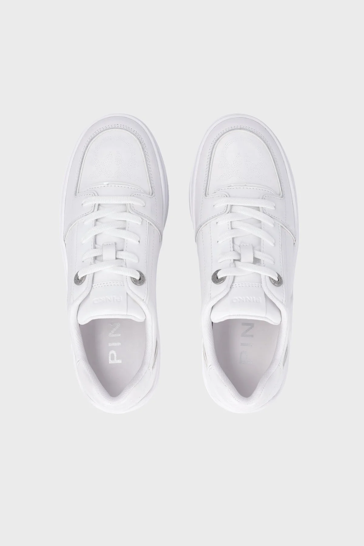 Pinko Platform Deri Sneaker Bayan Ayakkabı SS0007 P017 Z1B BEYAZ - 15