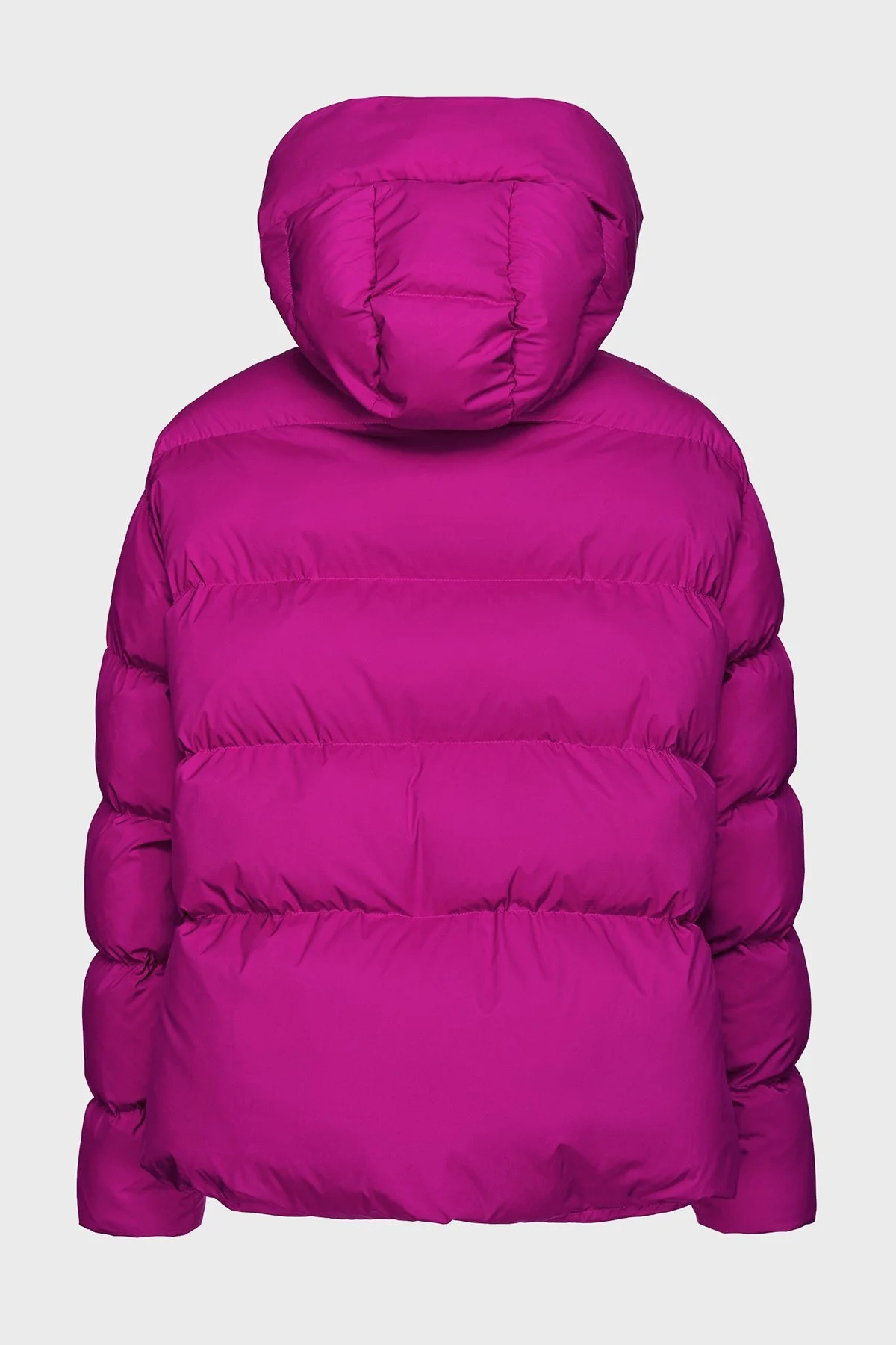 Pinko Regular Fit Kapüşonlu Şişme Bayan Mont 101602 A11N VIB FUŞYA - 6