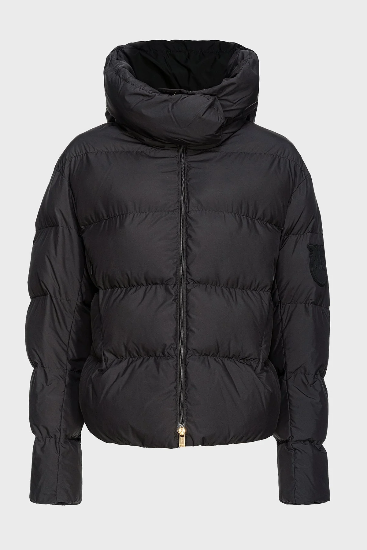 Pinko Regular Fit Kapüşonlu Şişme Bayan Mont 101602 A11N Z99 SİYAH - 5