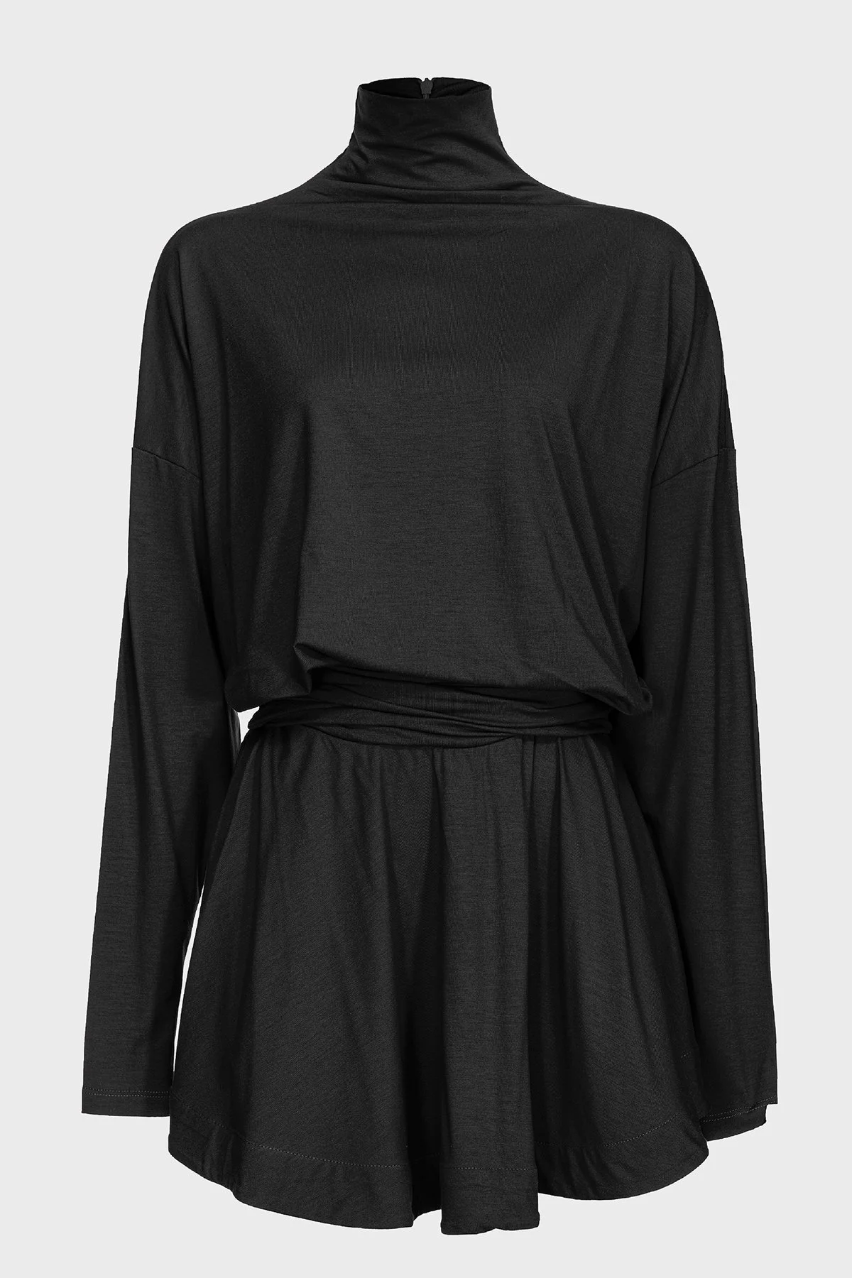 Pinko Regular Fit Yarım Balıkçı Yaka Mini Bayan Elbise 102193 A1DE Z99 SİYAH - 6