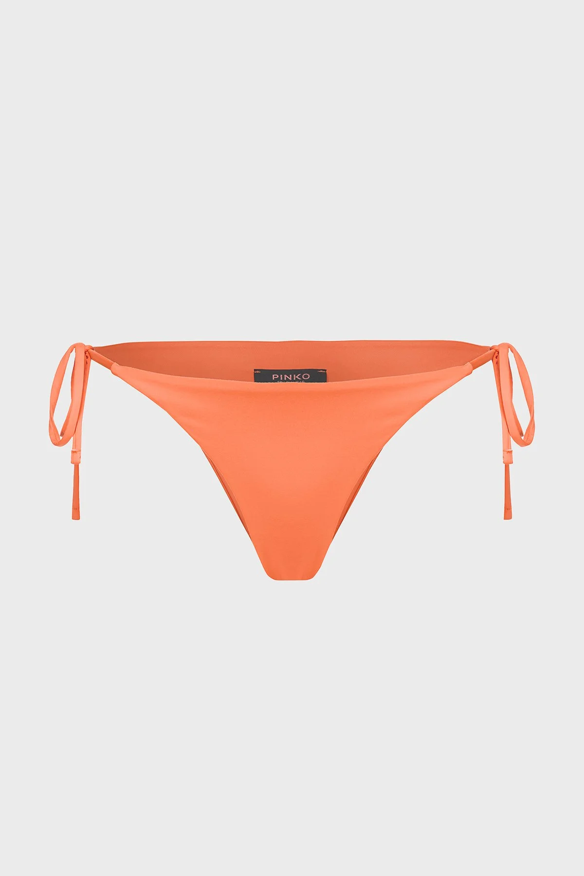 Pinko Yanlardan Bağlamalı Streç Jarse Kadın Bikini Altı 101268 A1PM B02 TURUNCU - 1