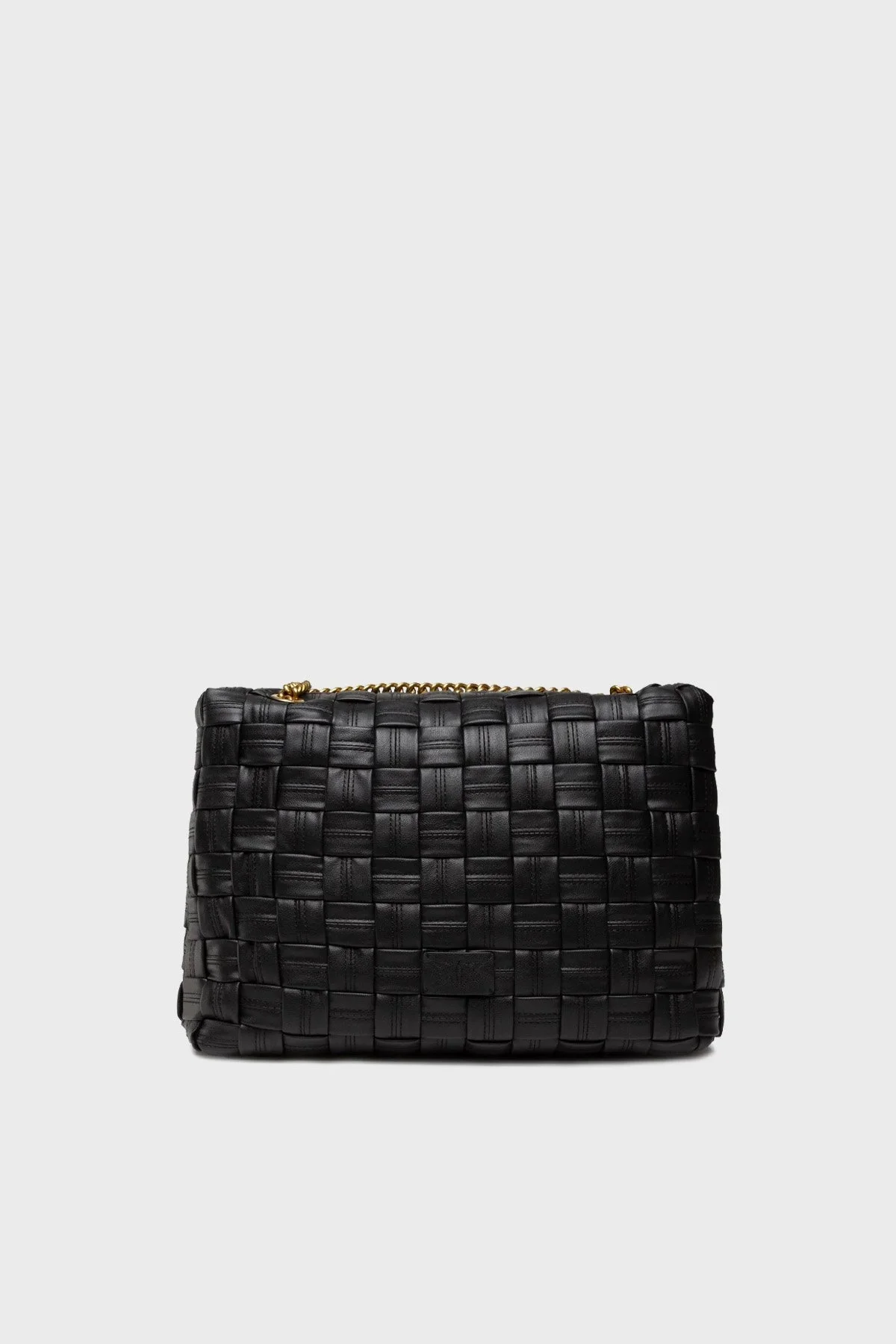 Pinko Zincir Askılı % 100 Deri Bayan Çanta 1P22JV Y7TB Z99Q SİYAH - 5