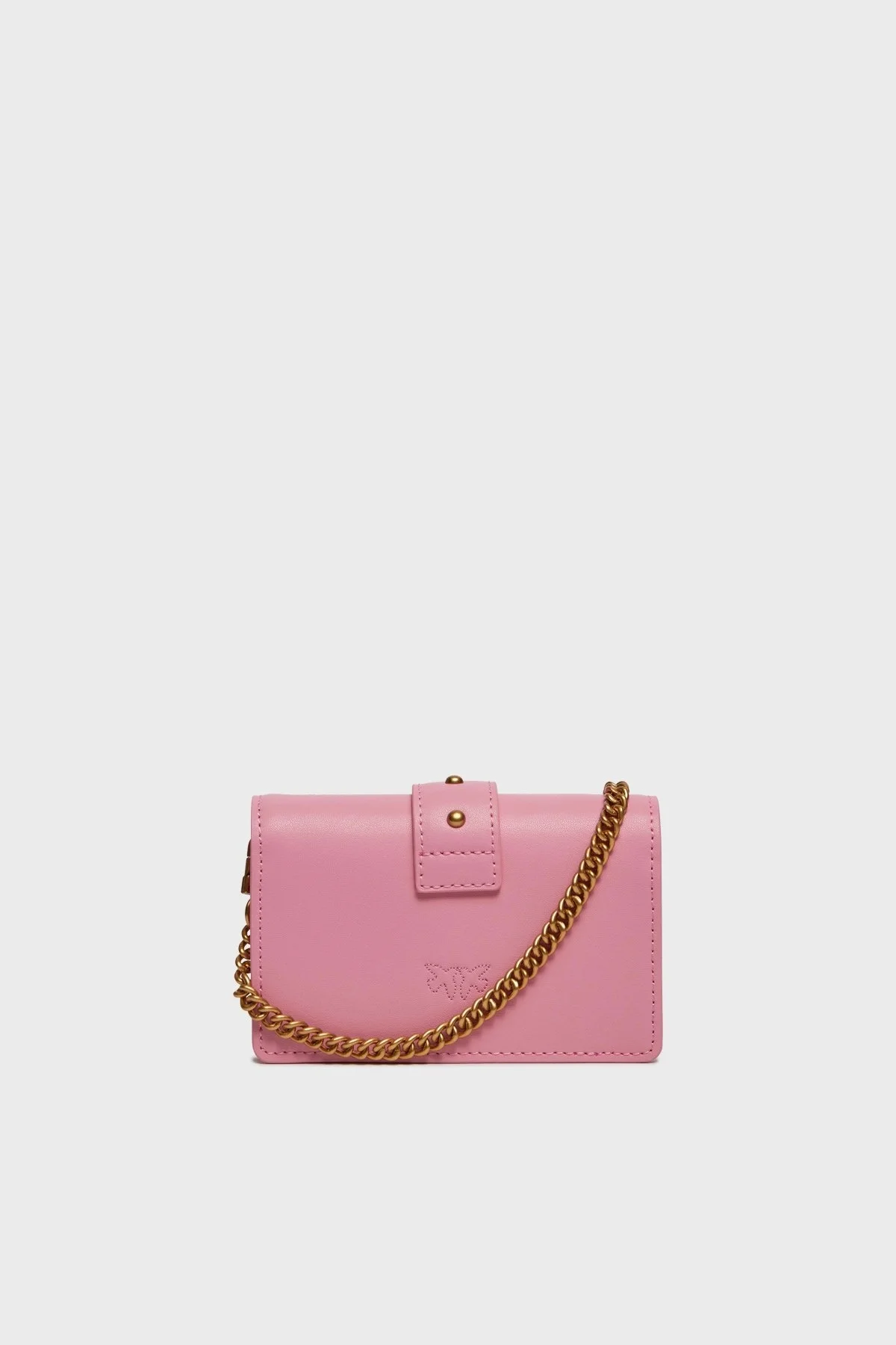 Pinko Zincir Askılı Hakiki Deri Mini Bayan Çanta 100064 A0F1 P31Q PEMBE - 3