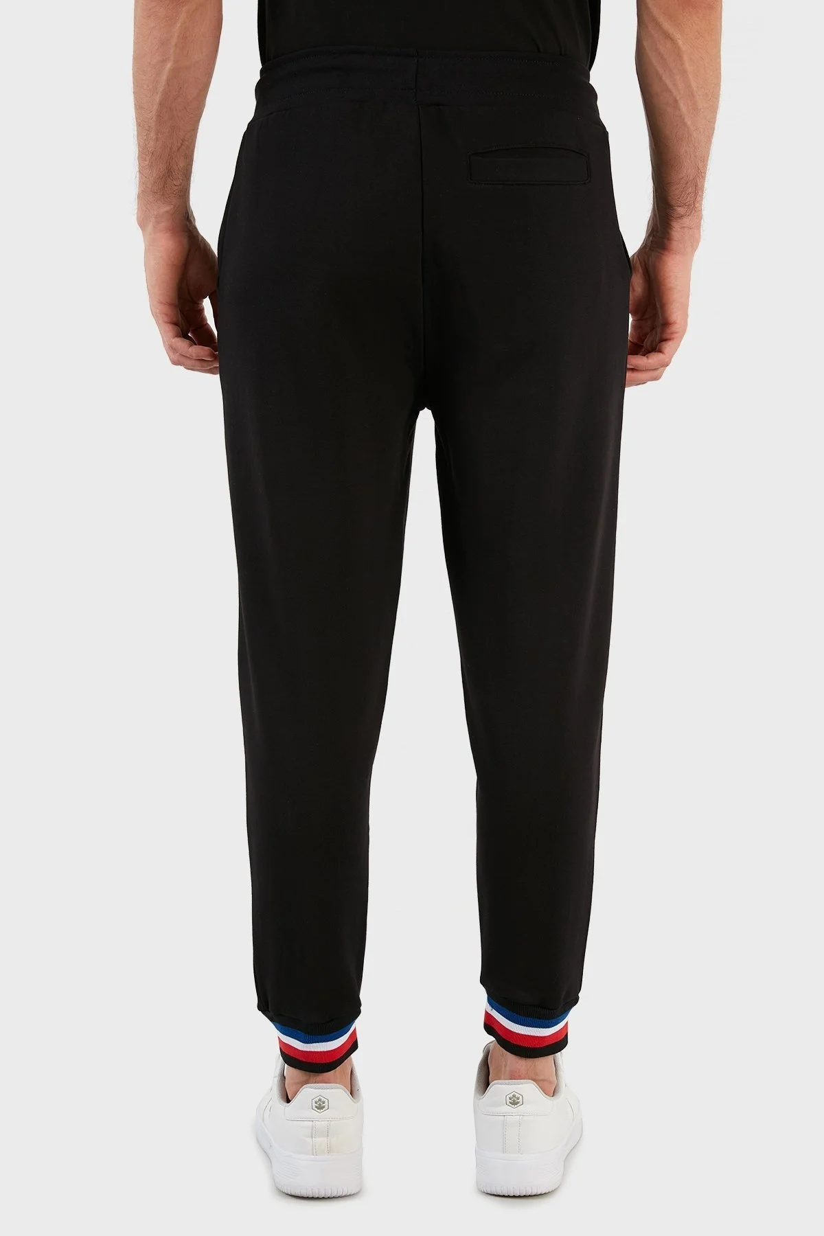 Plein Sport % 100 Pamuk Belden Bağlamalı Cepli Jogger Erkek Pantolon PFPS50699 SİYAH - 4