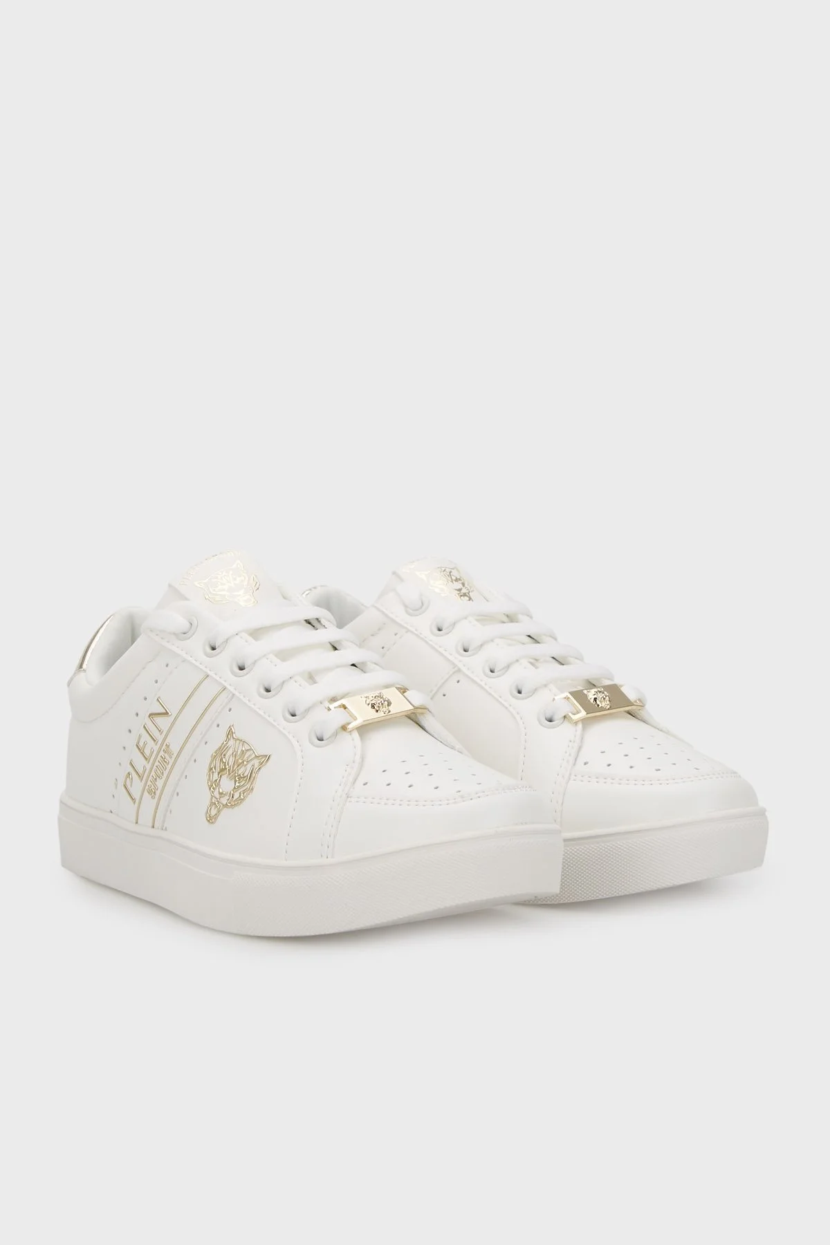 Plein Sport Deri Sneaker Bayan Ayakkabı DIPS93001 BEYAZ - 3