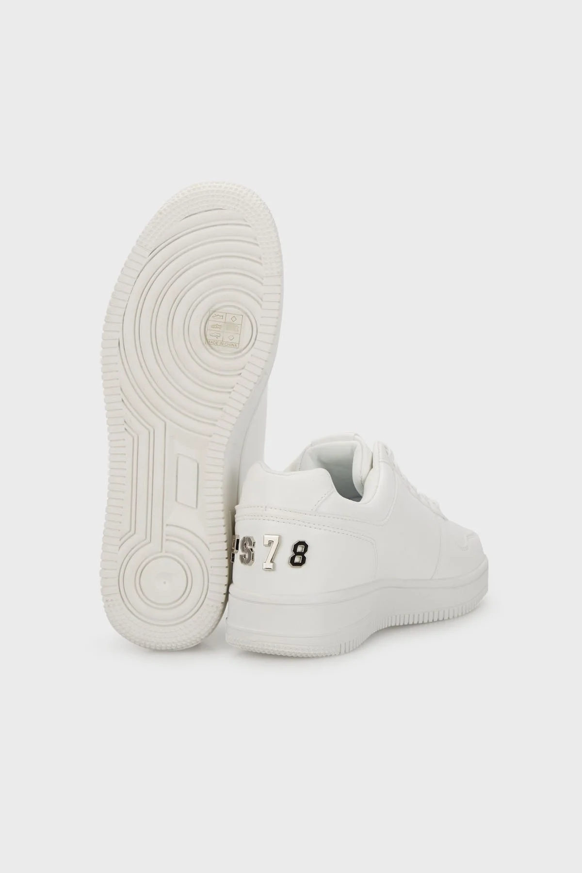 Plein Sport Deri Sneaker Erkek Ayakkabı SIPS99001 BEYAZ - 4