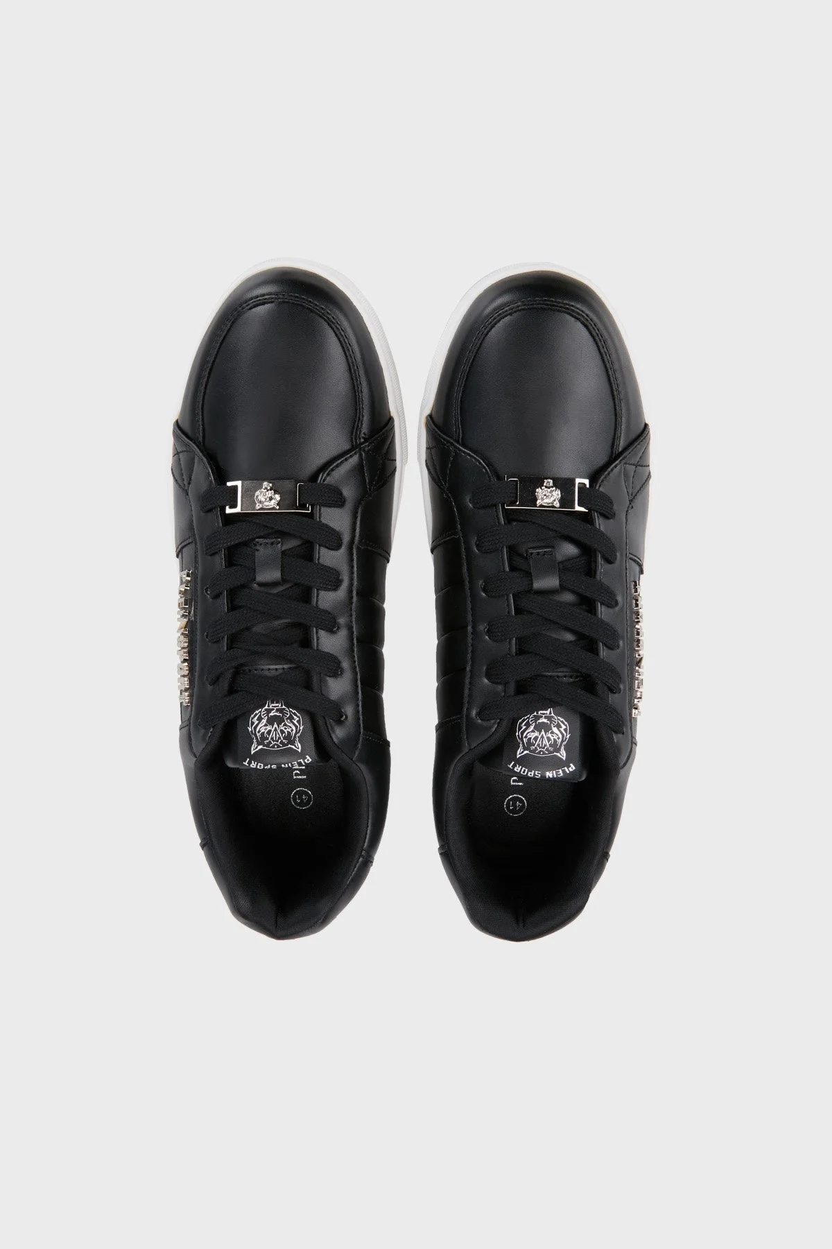 Plein Sport Logolu Deri Sneaker Erkek Ayakkabı SIPS81299 SİYAH - 5