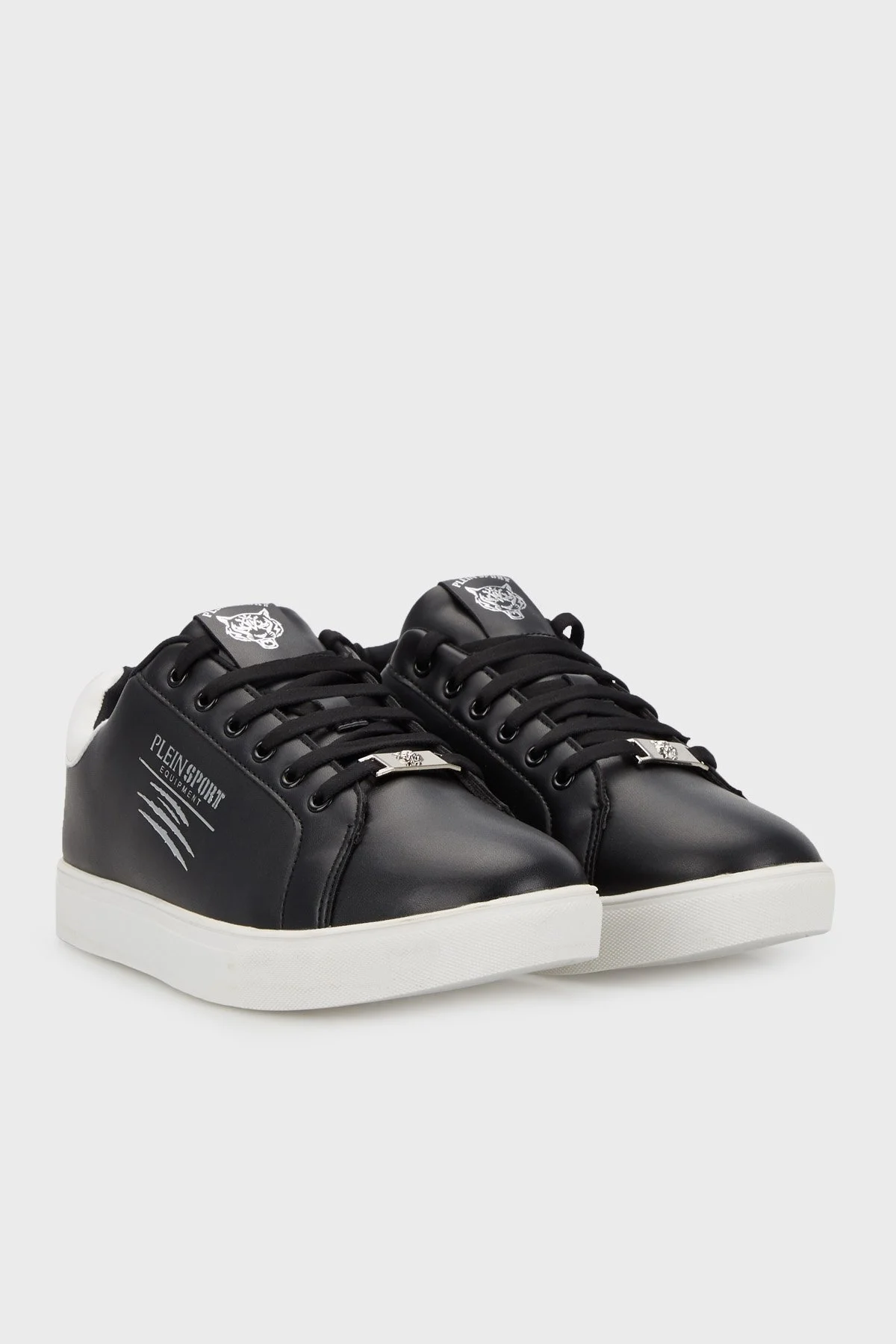 Plein Sport Logolu Deri Sneaker Erkek Ayakkabı SIPS9329 SİYAH - 3