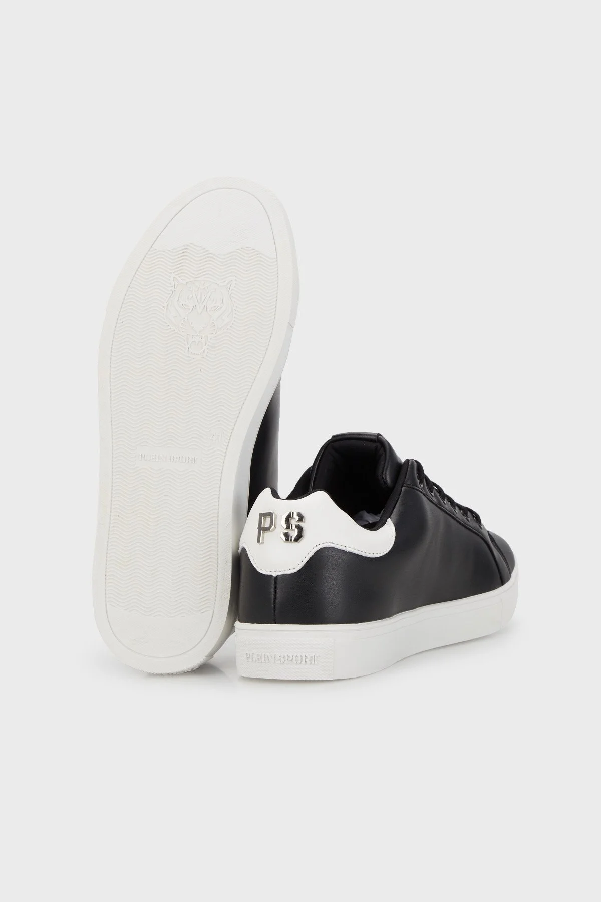 Plein Sport Logolu Deri Sneaker Erkek Ayakkabı SIPS9329 SİYAH - 4