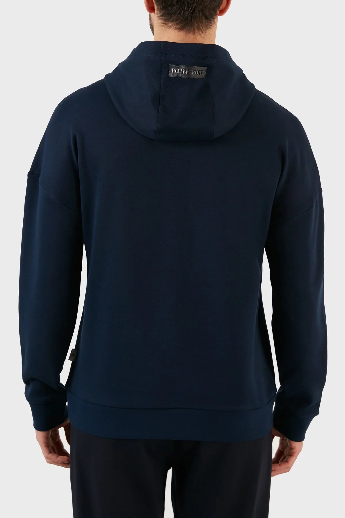 Plein Sport Logolu Regular Fit Kapüşonlu Pamuklu Erkek Sweat FIPS21585 LACİVERT - 9