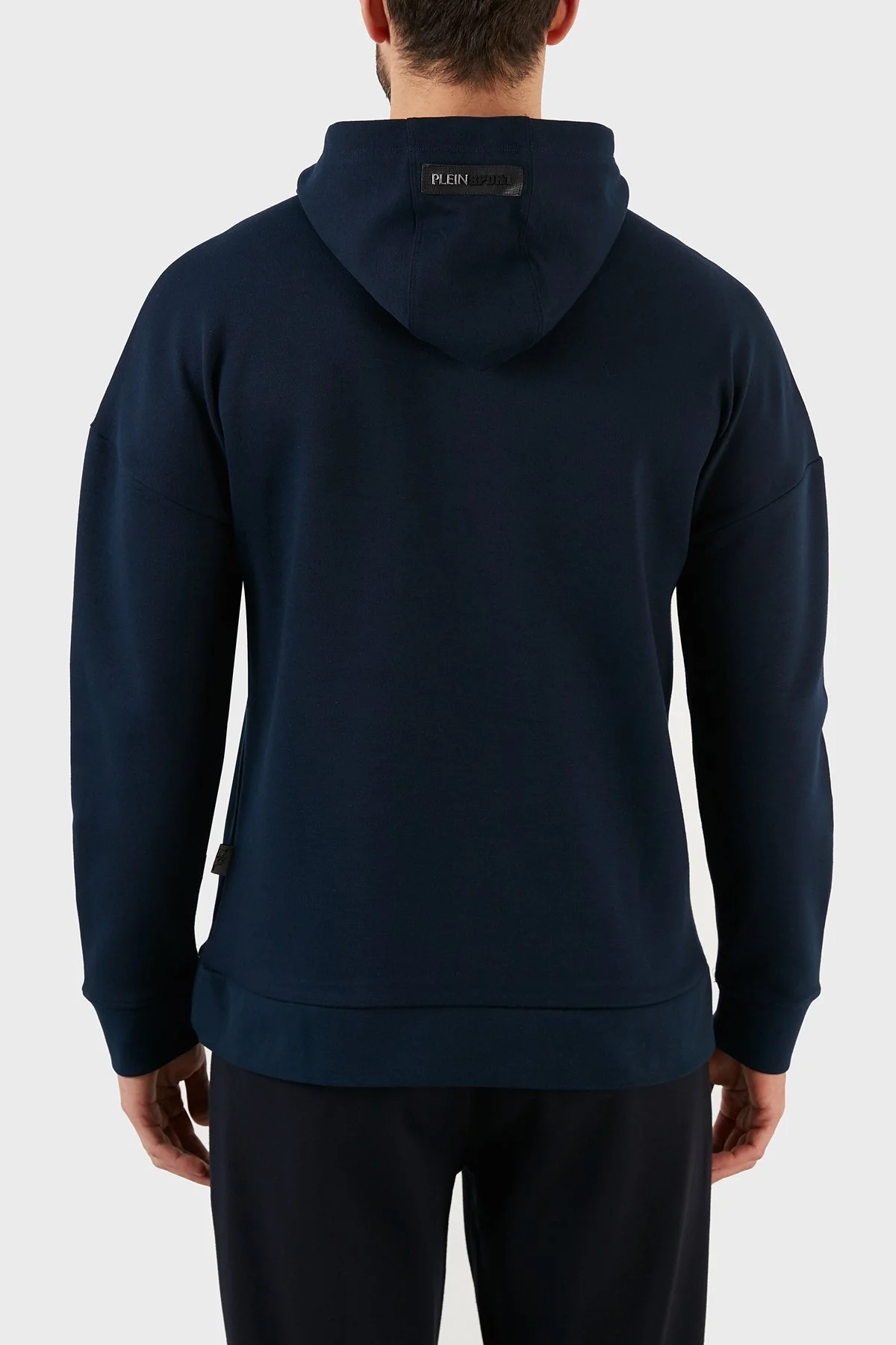 Plein Sport Logolu Regular Fit Kapüşonlu Pamuklu Erkek Sweat FIPS21885 LACİVERT - 3
