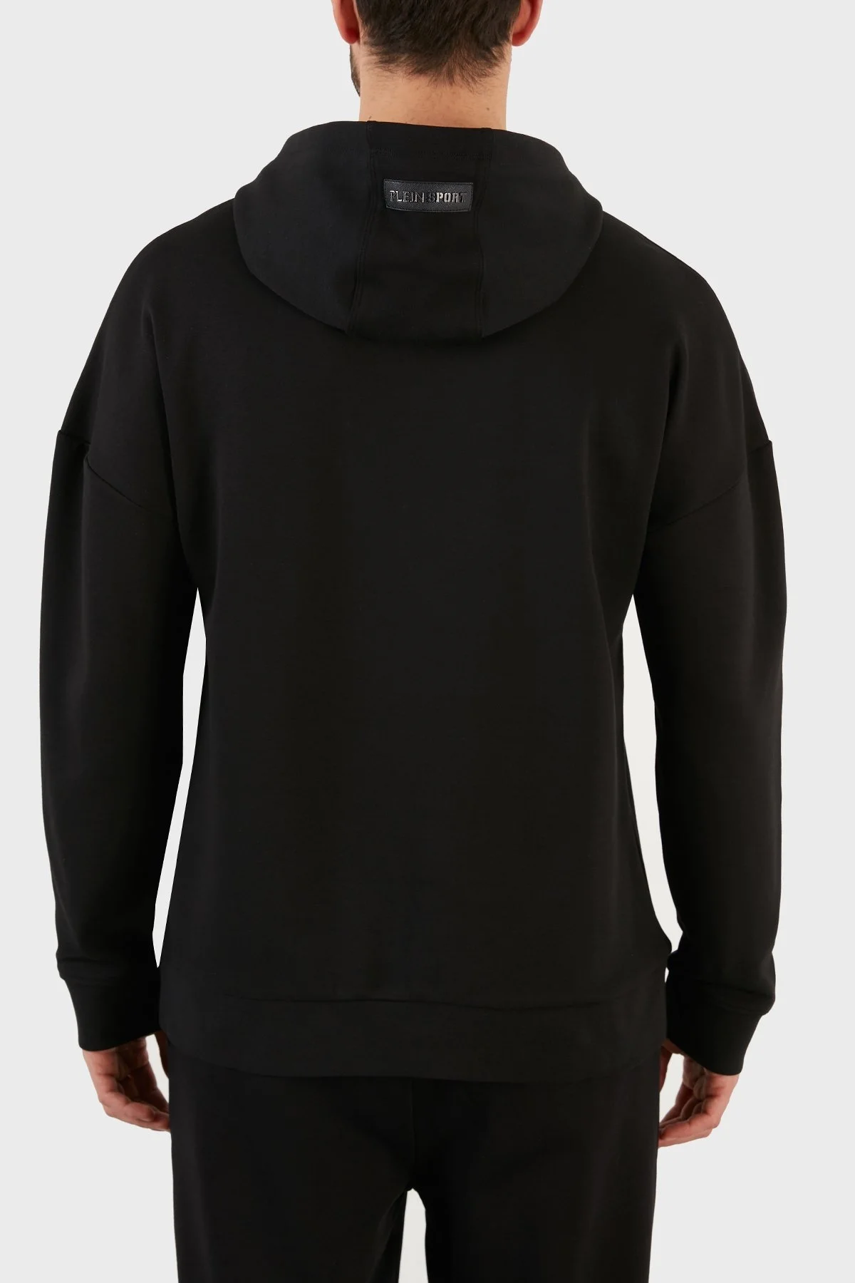 Plein Sport Logolu Regular Fit Kapüşonlu Pamuklu Erkek Sweat FIPS21999 SİYAH - 3