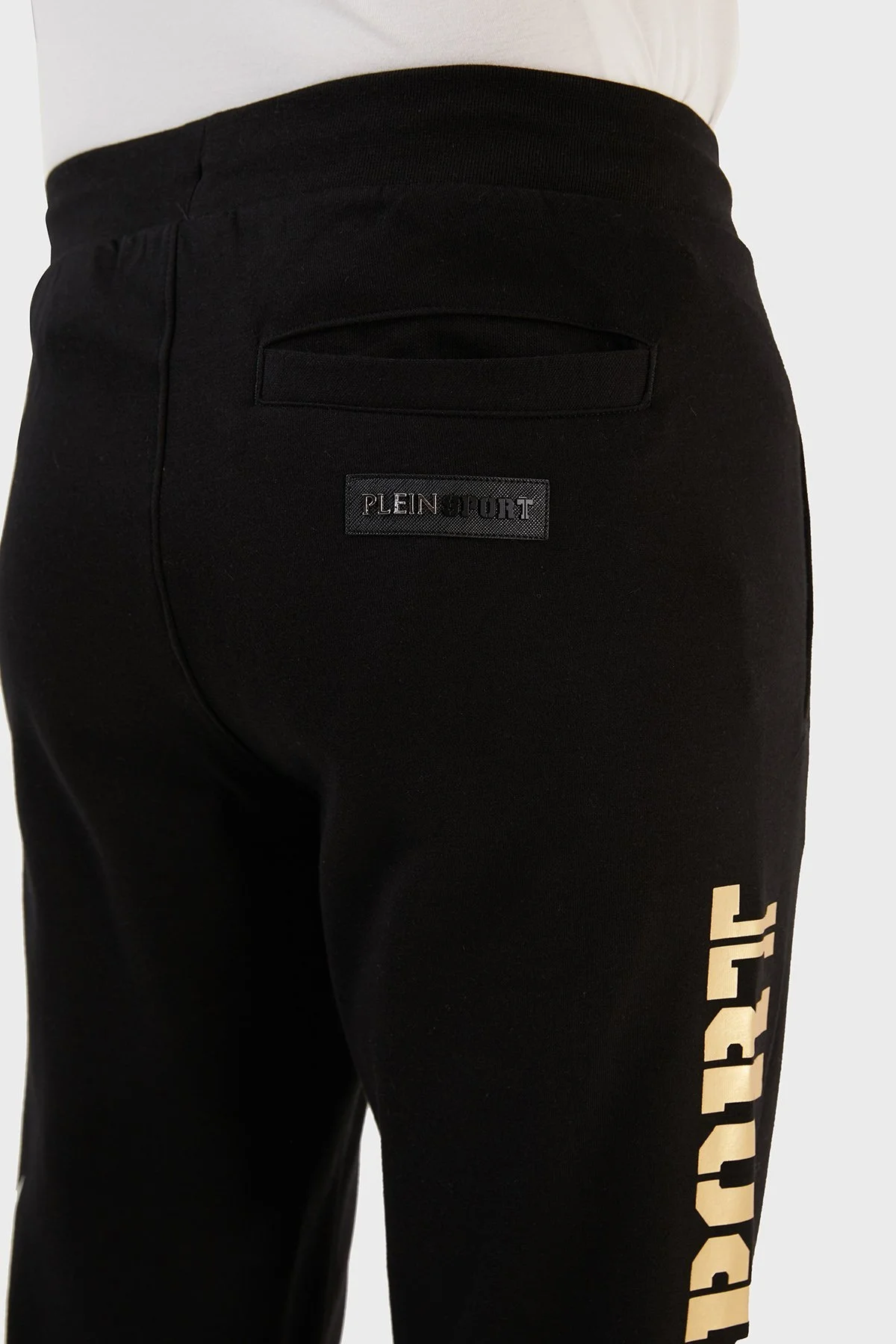 Plein Sport Pamuklu Baskılı Fermuarlı Kapüşonlu Erkek Eşofman Takımı TKPS001498 SİYAH - 7