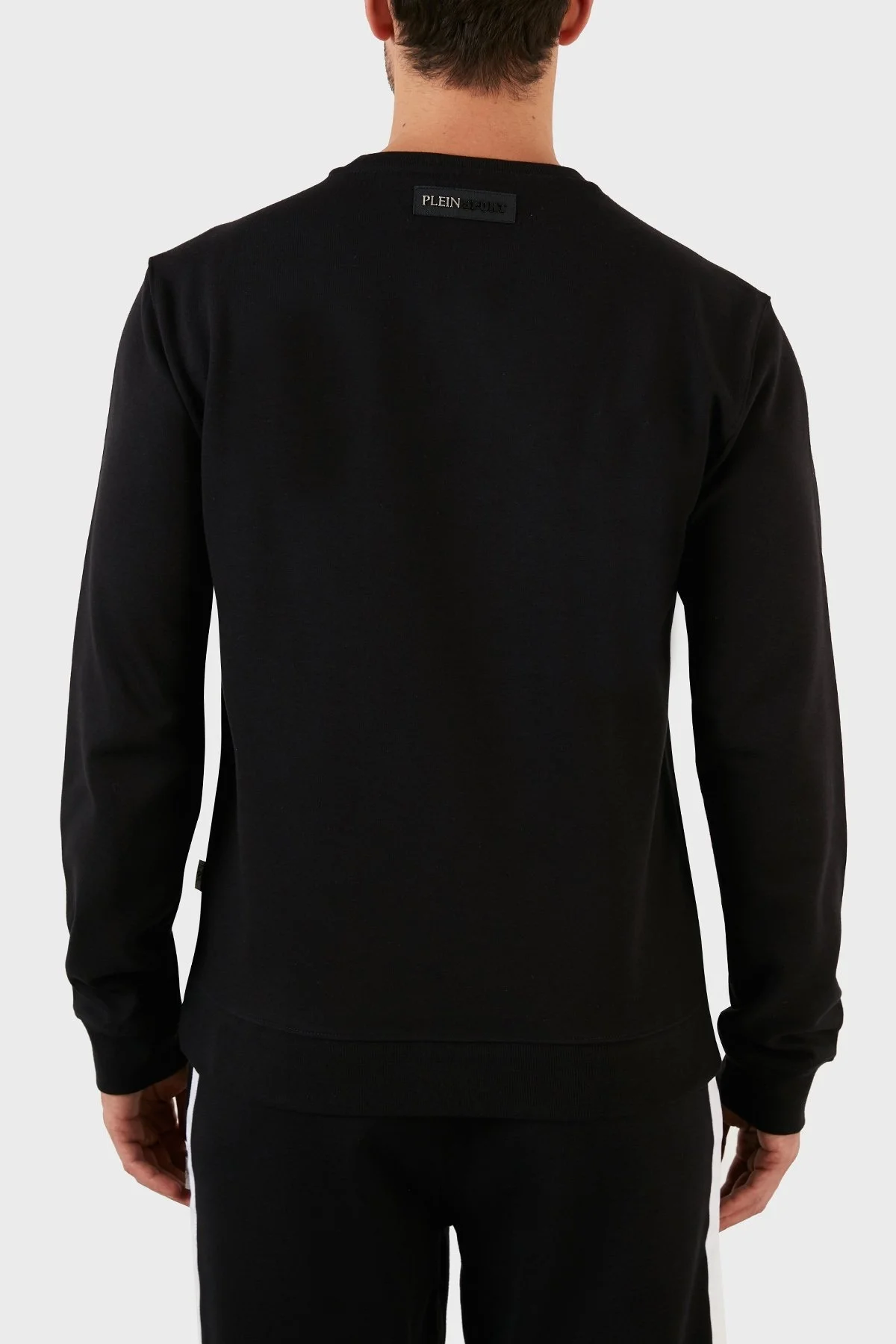 Plein Sport Pamuklu Baskılı Regular Fit Bisiklet Yaka Erkek Sweat FIPSG130598 SİYAH - 11