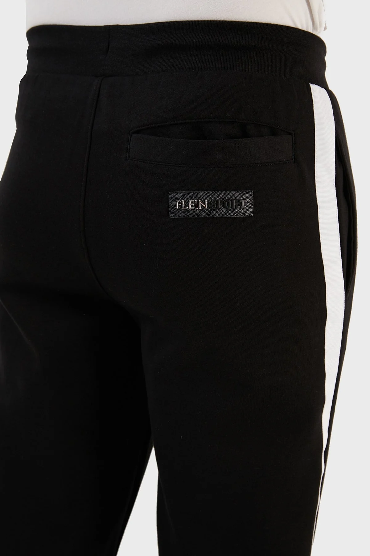 Plein Sport Pamuklu Regular Fit Jogger Spor Erkek Pantolon PFPS140398 SİYAH - 6