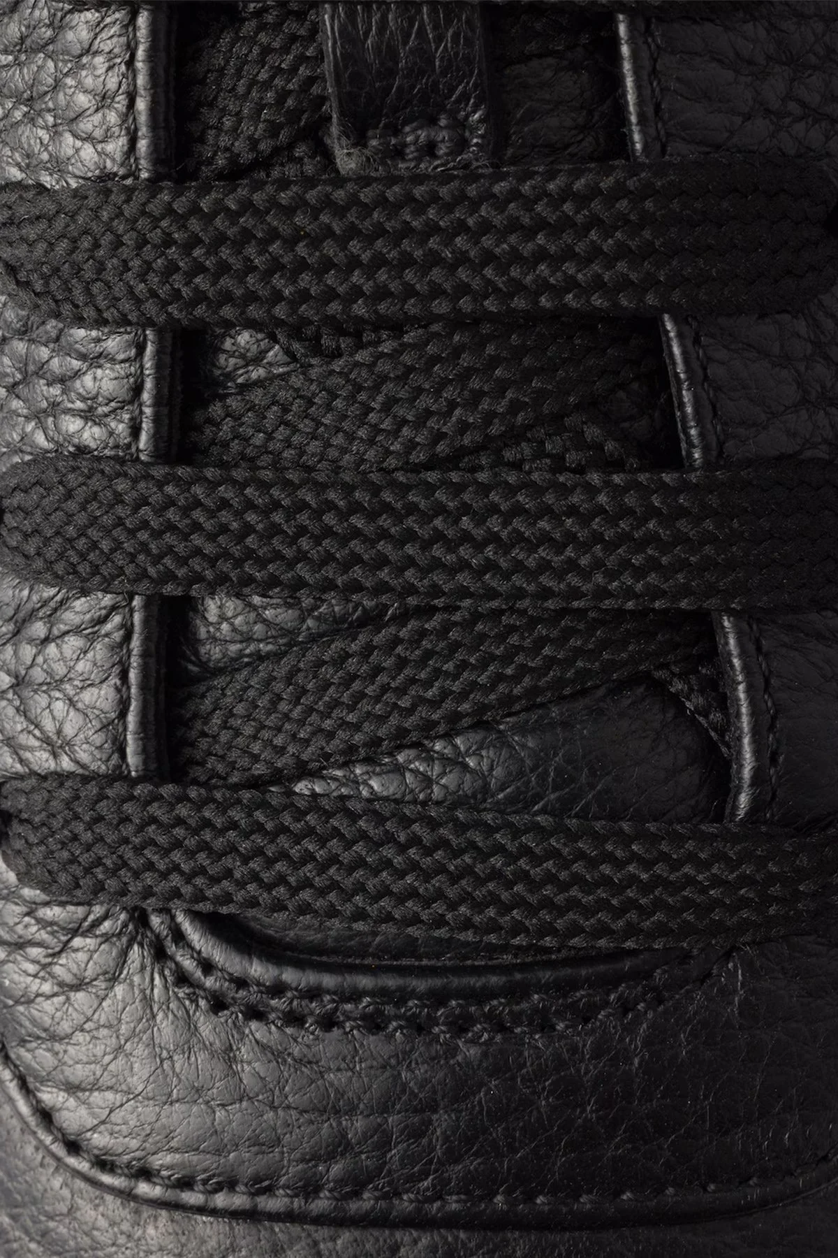 Prada % 100 Deri Logolu Sneaker Erkek Ayakkabı 2EE443 013 F0002 SİYAH - 5