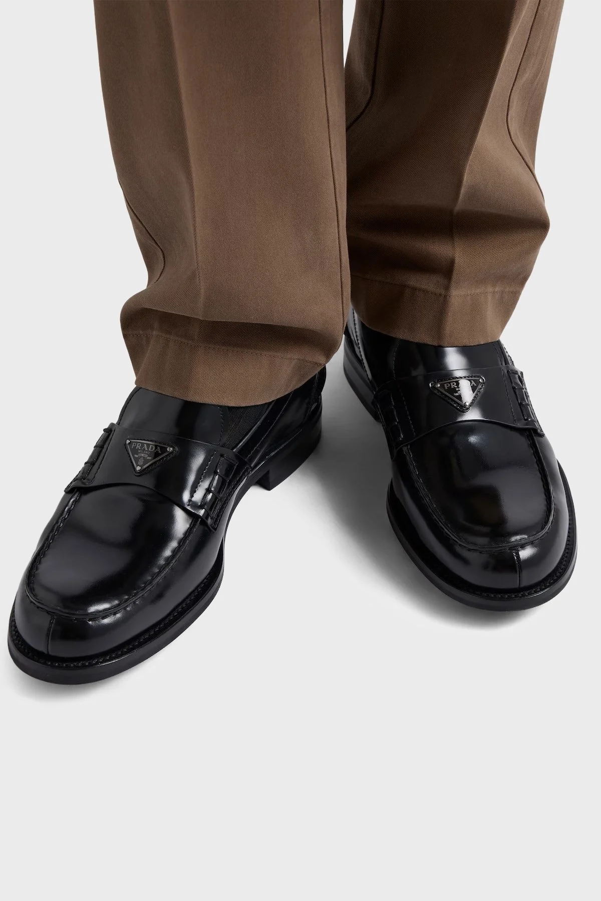 Prada Deri Loafer Erkek Ayakkabı 2DB223055 F0632 Siyah - 2