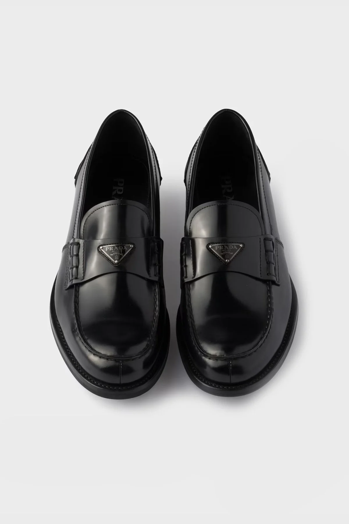 Prada Deri Loafer Erkek Ayakkabı 2DB223055 F0632 Siyah - 5