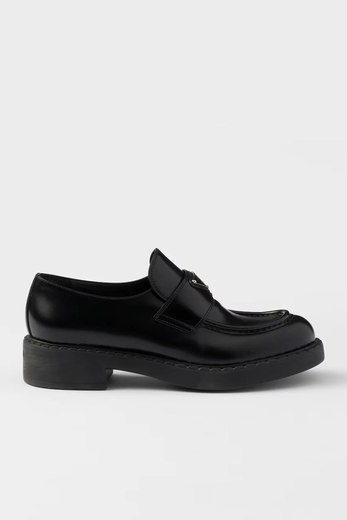 Prada Deri Loafer Erkek Ayakkabı 2DE1273ZPQ F0002 Siyah - 1