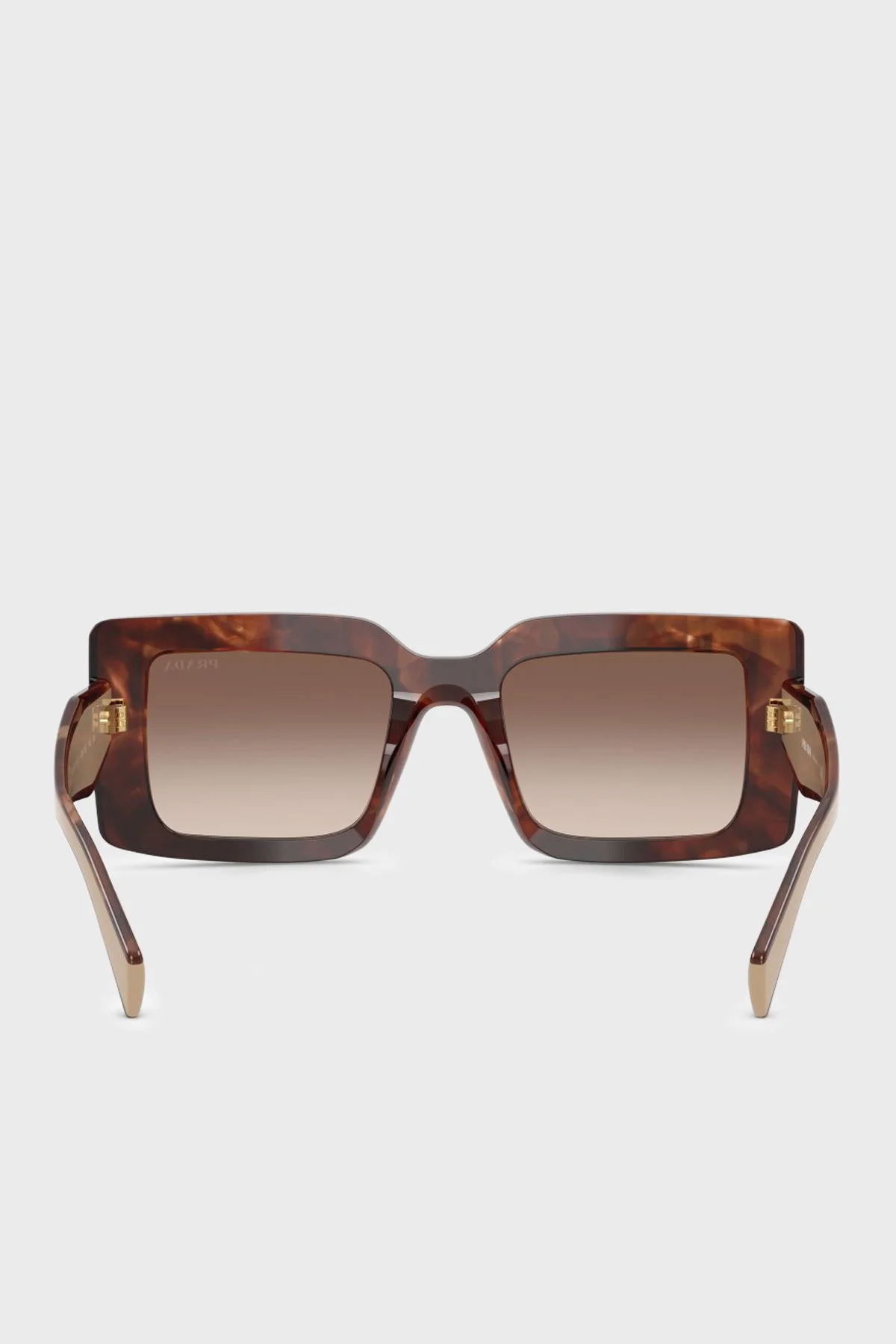 Prada Dikdörtgen Güneş Kadın Gözlük 0PRD01S 00K10S 52 KAHVE - 3