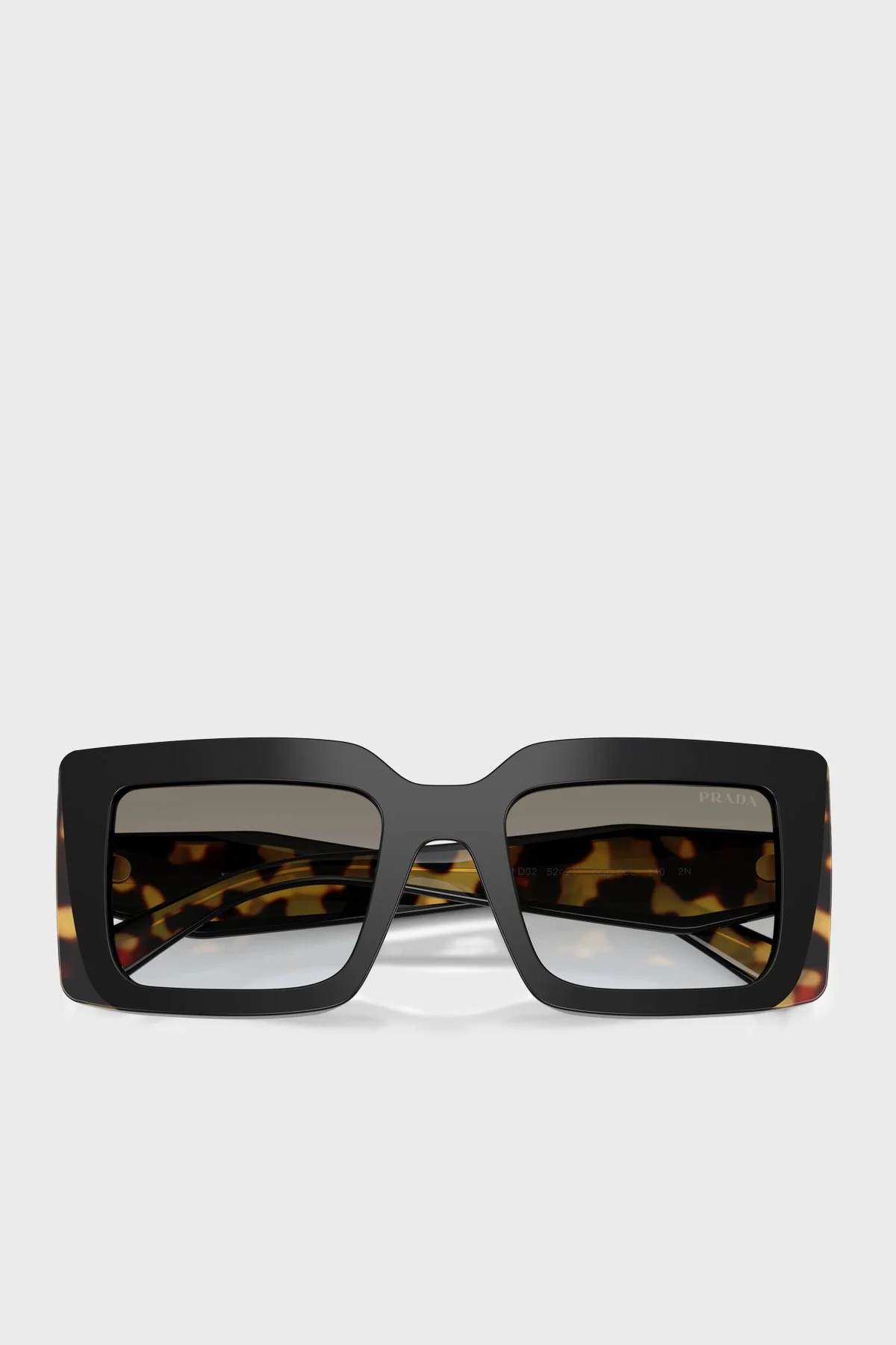 Prada Dikdörtgen Güneş Kadın Gözlük 0PRD01S 0CD80L 52 SİYAH - 5