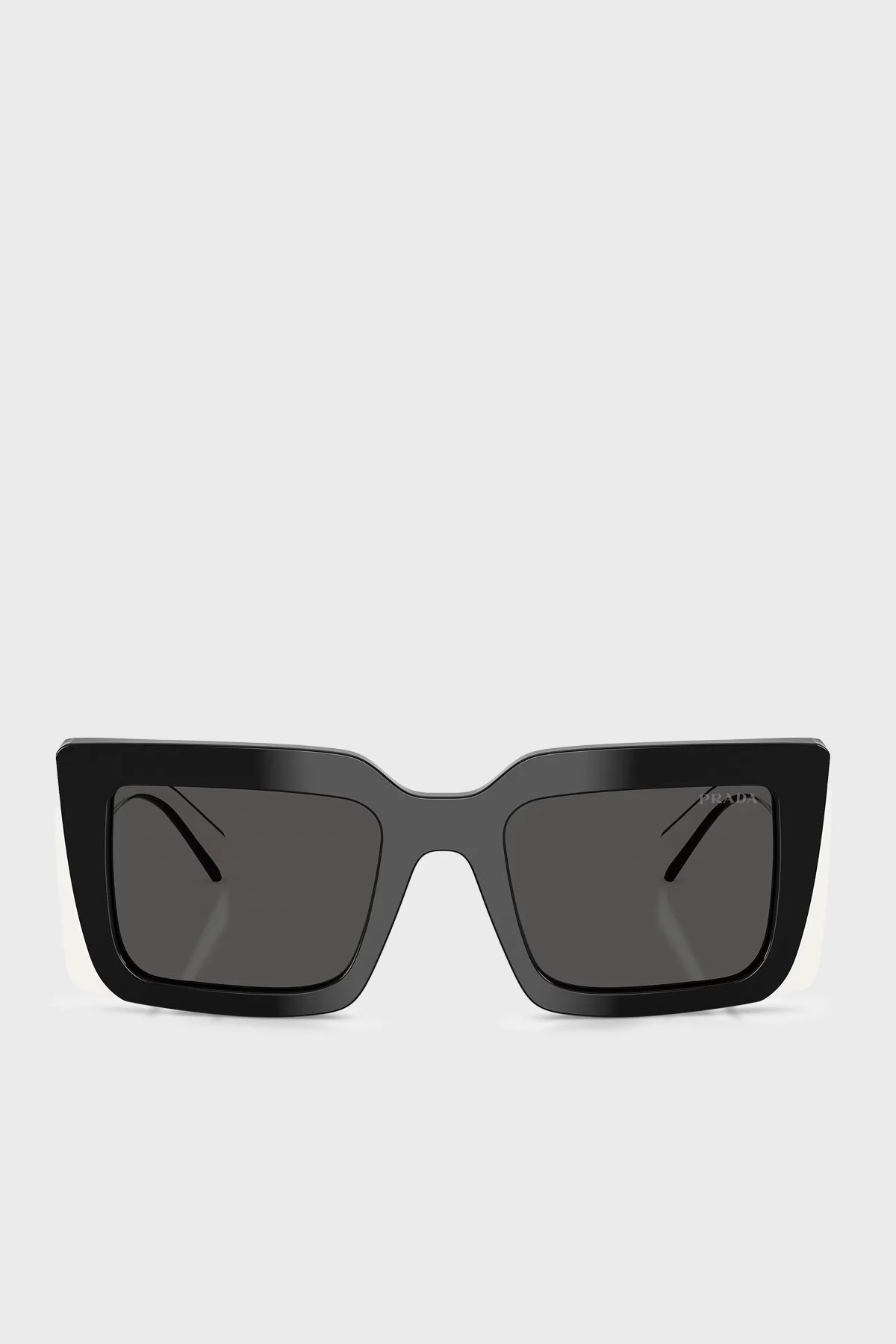 Prada Dikdörtgen Güneş Kadın Gözlük 0PRD01S 20G08Z 52 SİYAH - 3