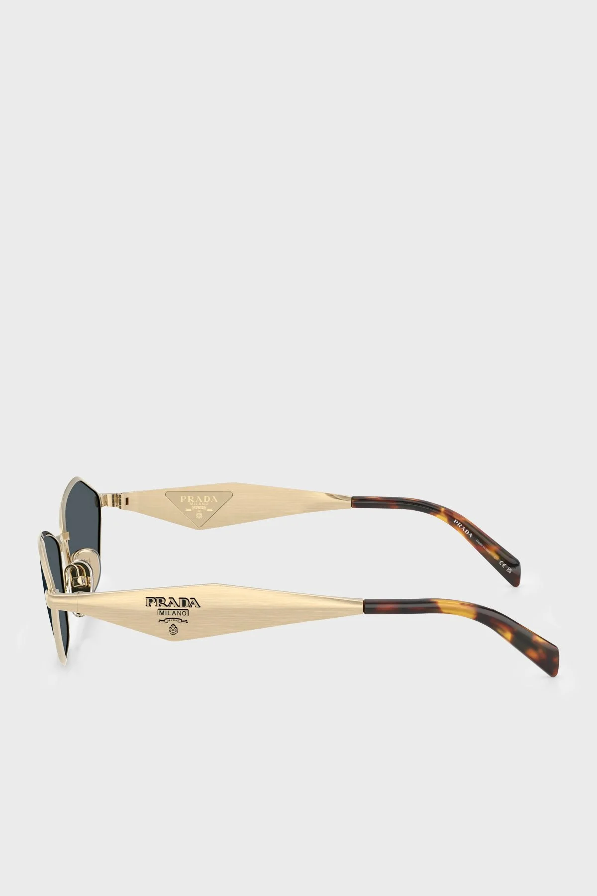 Prada Geometrik Güneş Kadın Gözlük 0PRD50S ZVN70B 57 Altın - 4