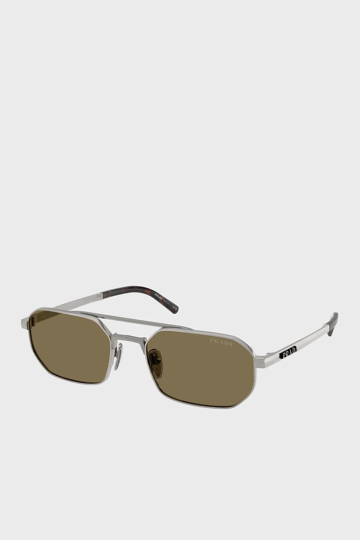 Prada Güneş Erkek Gözlük 0PR D53S 23J90F 55 Metalik gri - 1
