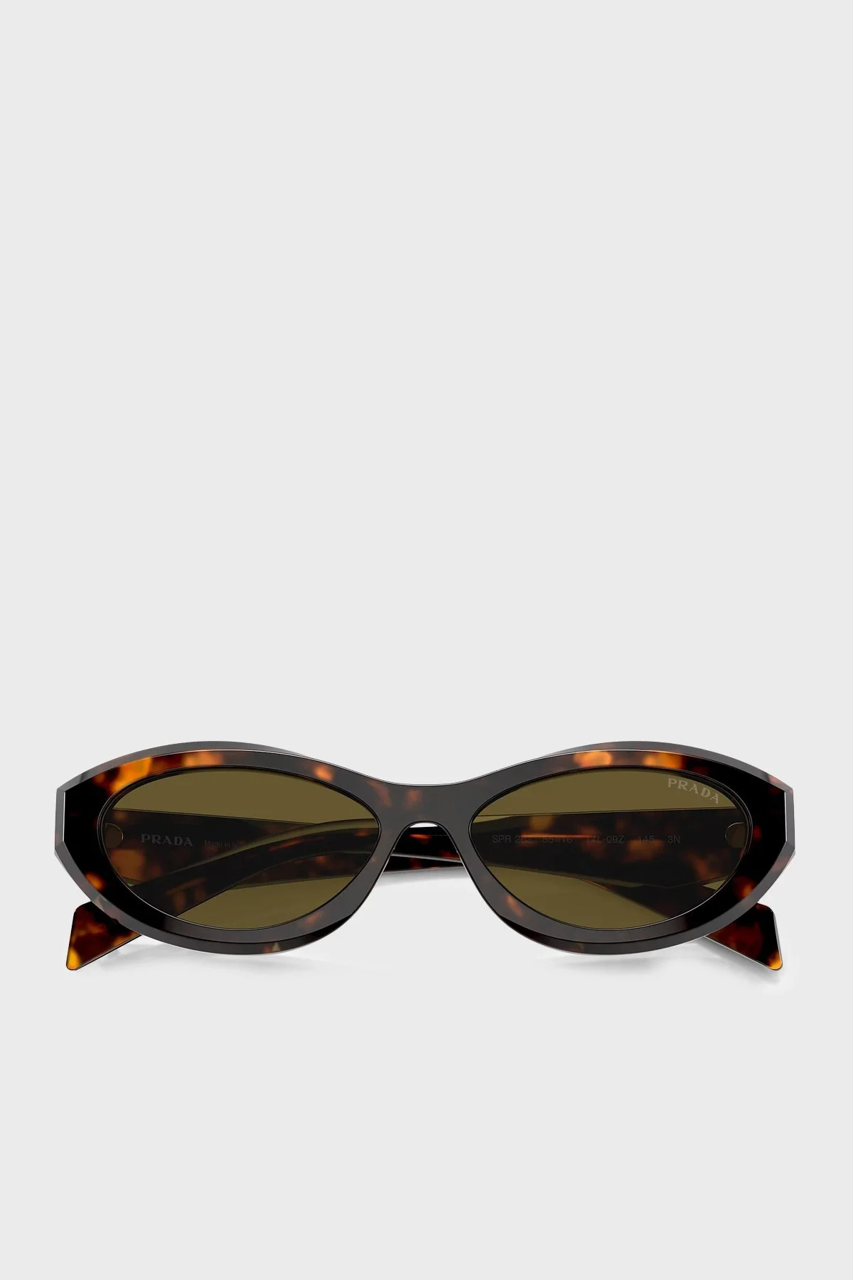 Prada Logolu Güneş Bayan Gözlük 0PR 26ZS 14L09Z 55 Bal Kaplumbağa Kabuğu - 5