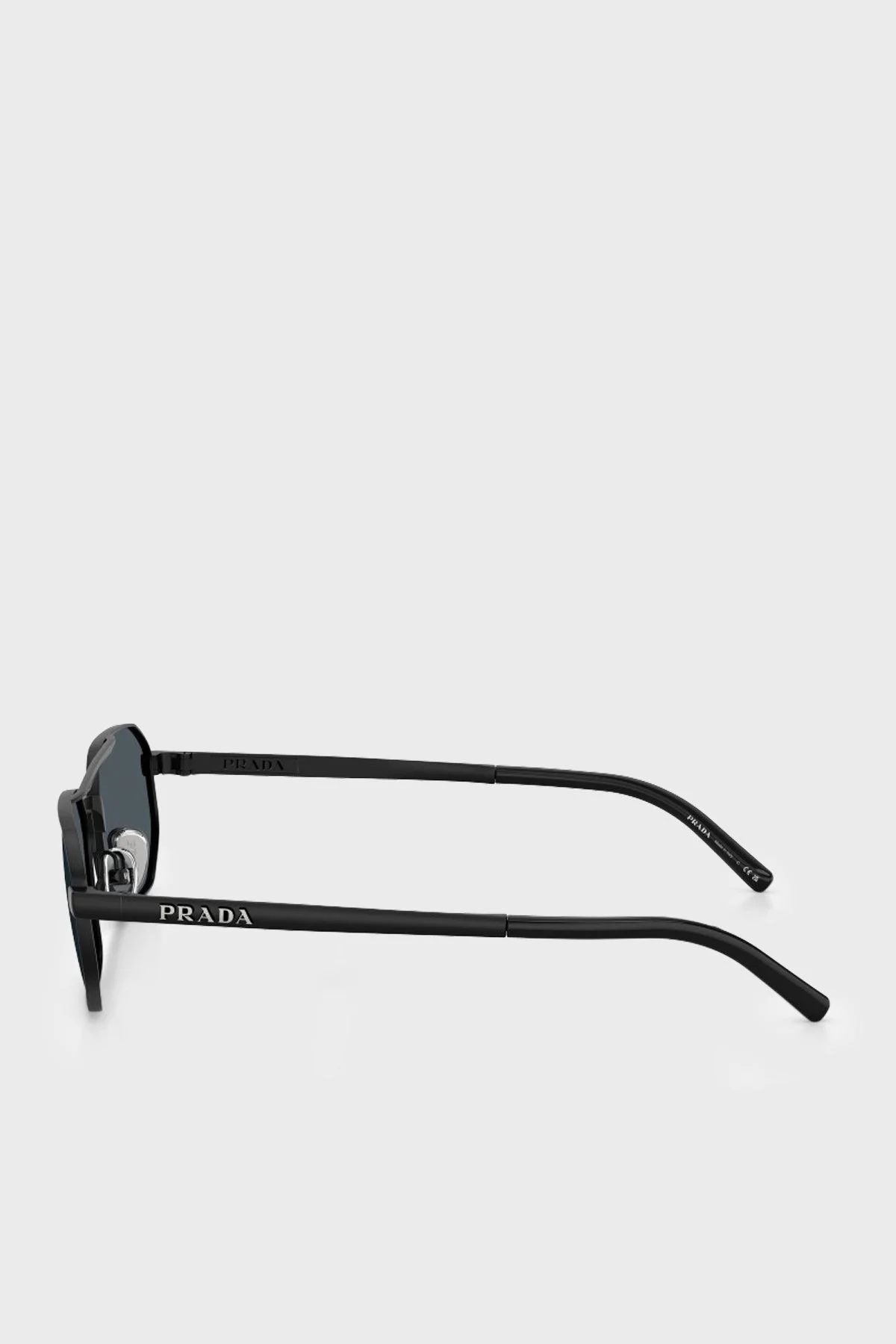Prada Logolu Güneş Erkek Gözlük 0PRD53S 7AB70B 55 Siyah - 4
