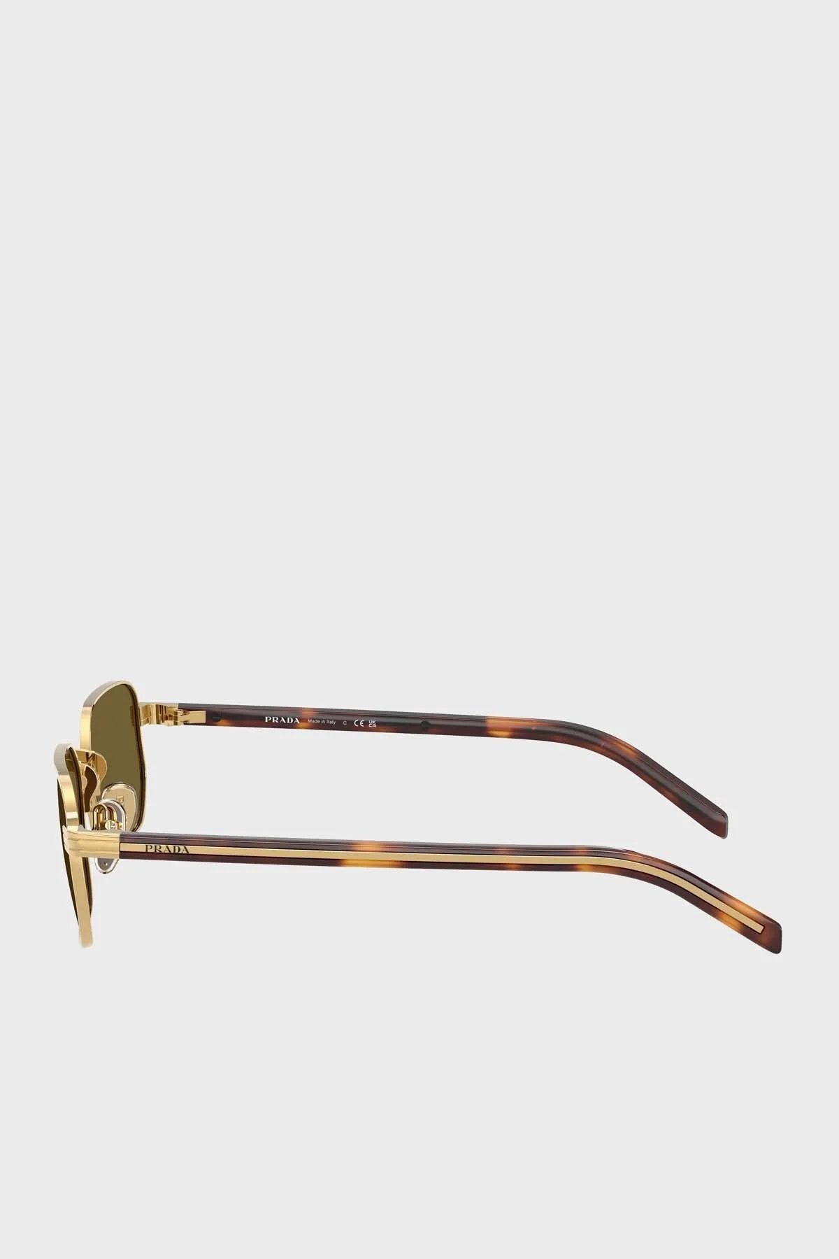 Prada Logolu Güneş Kadın Gözlük 0PRD62S 5AK09Z 56 Altın - 3