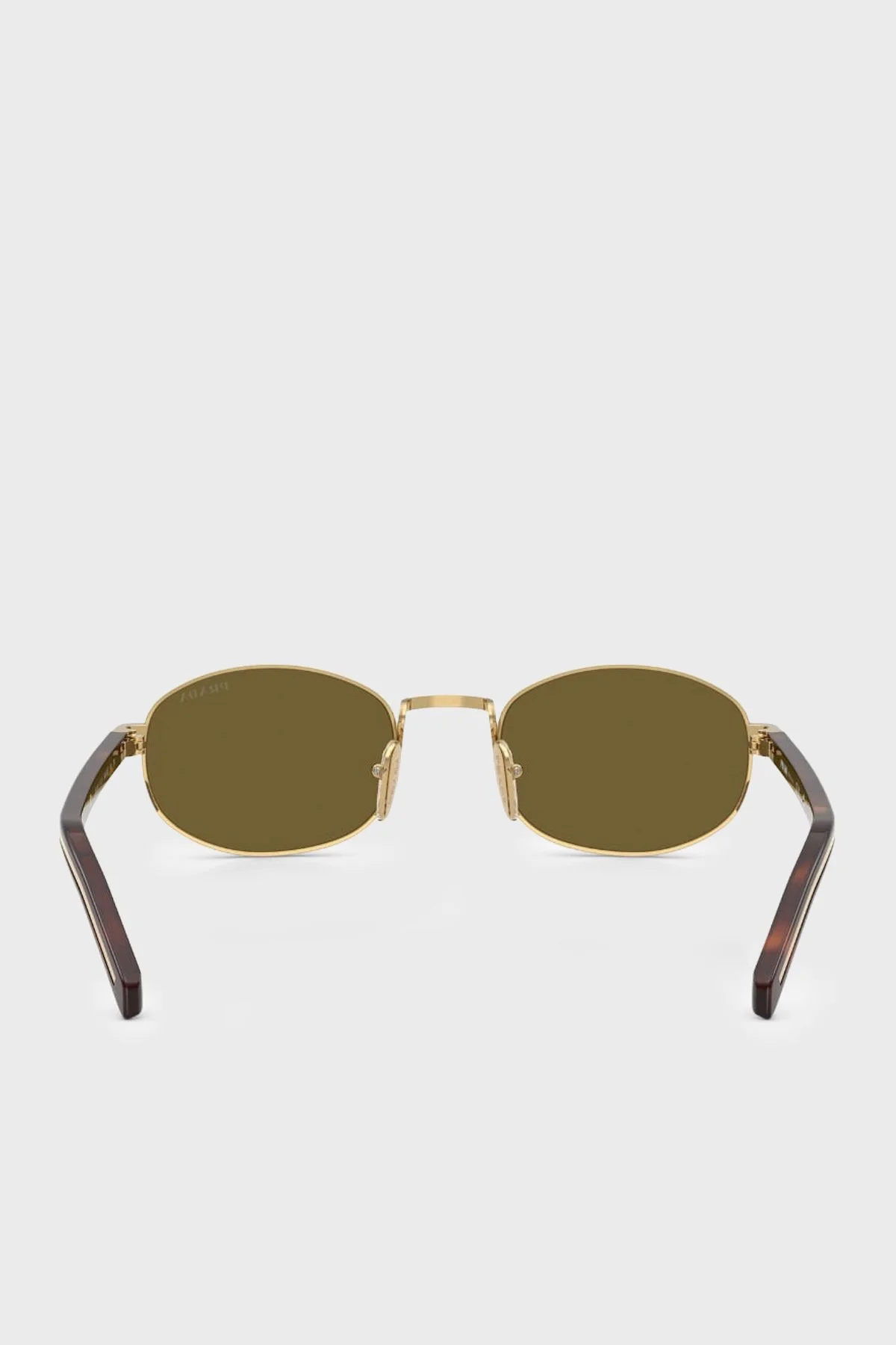Prada Logolu Oval Güneş Kadın Gözlük 0PRB53S 5AK09Z 52 Altın - 4