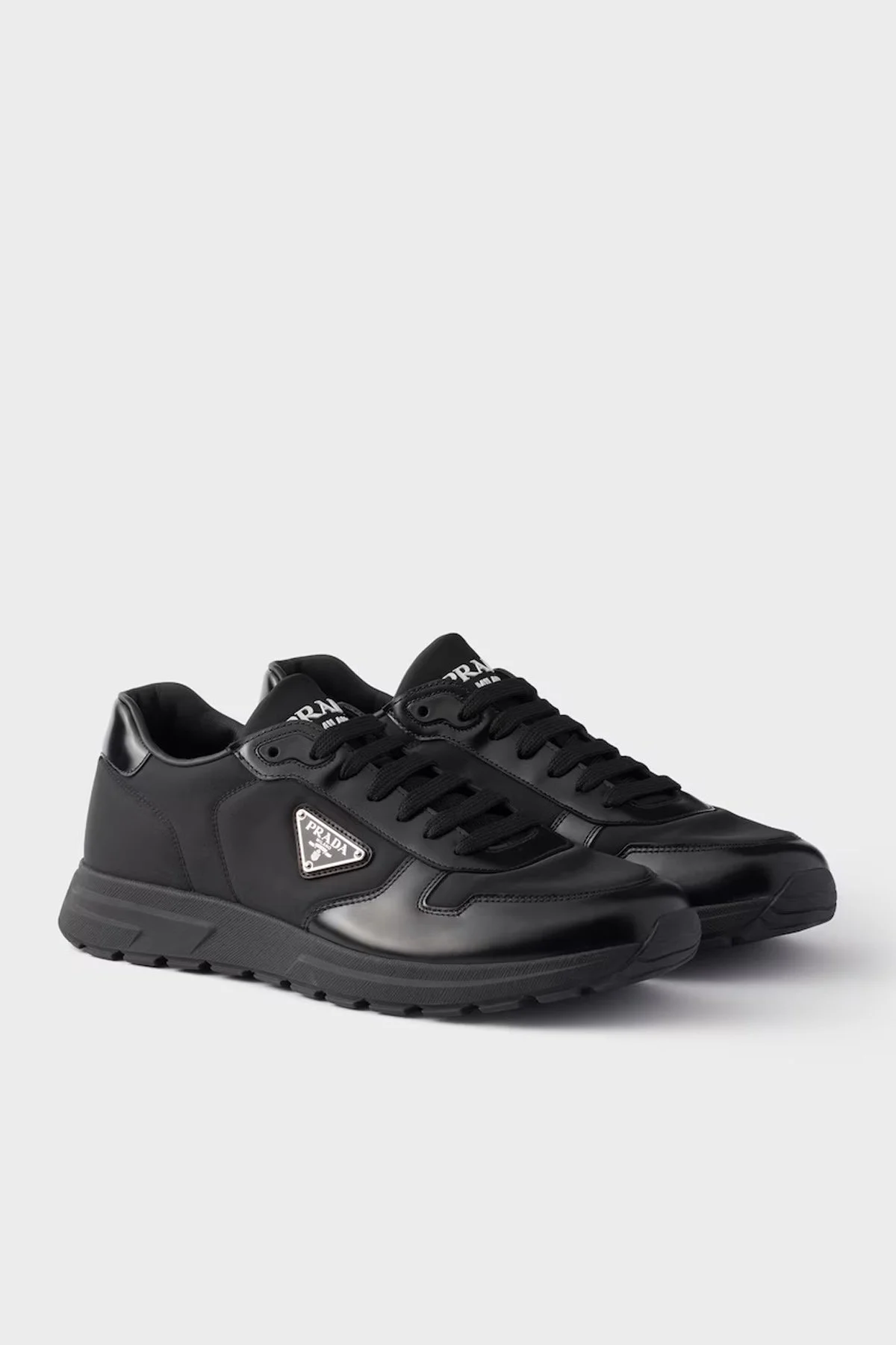 Prada Logolu Sneaker Erkek Ayakkabı 2EE4433LF5 F0002 Siyah - 3