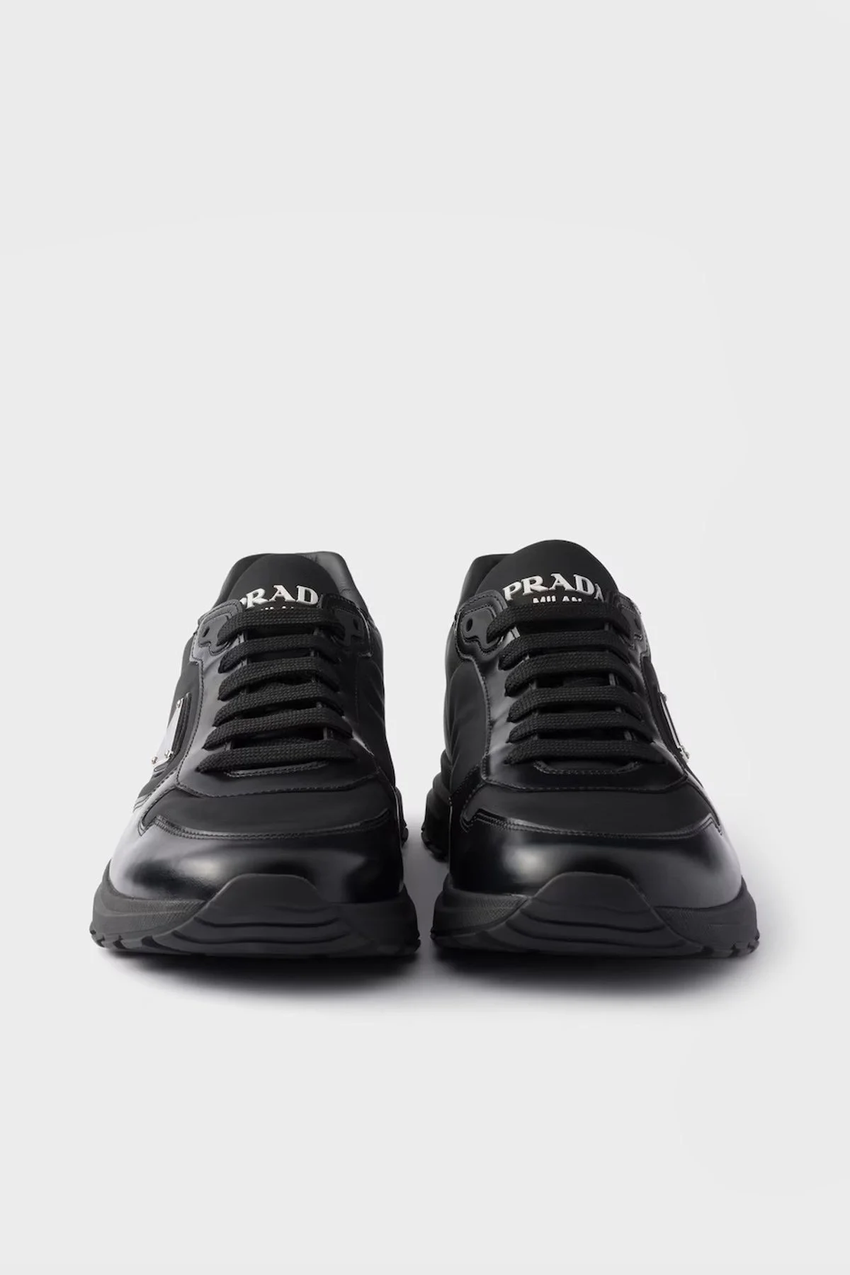 Prada Logolu Sneaker Erkek Ayakkabı 2EE4433LF5 F0002 Siyah - 4