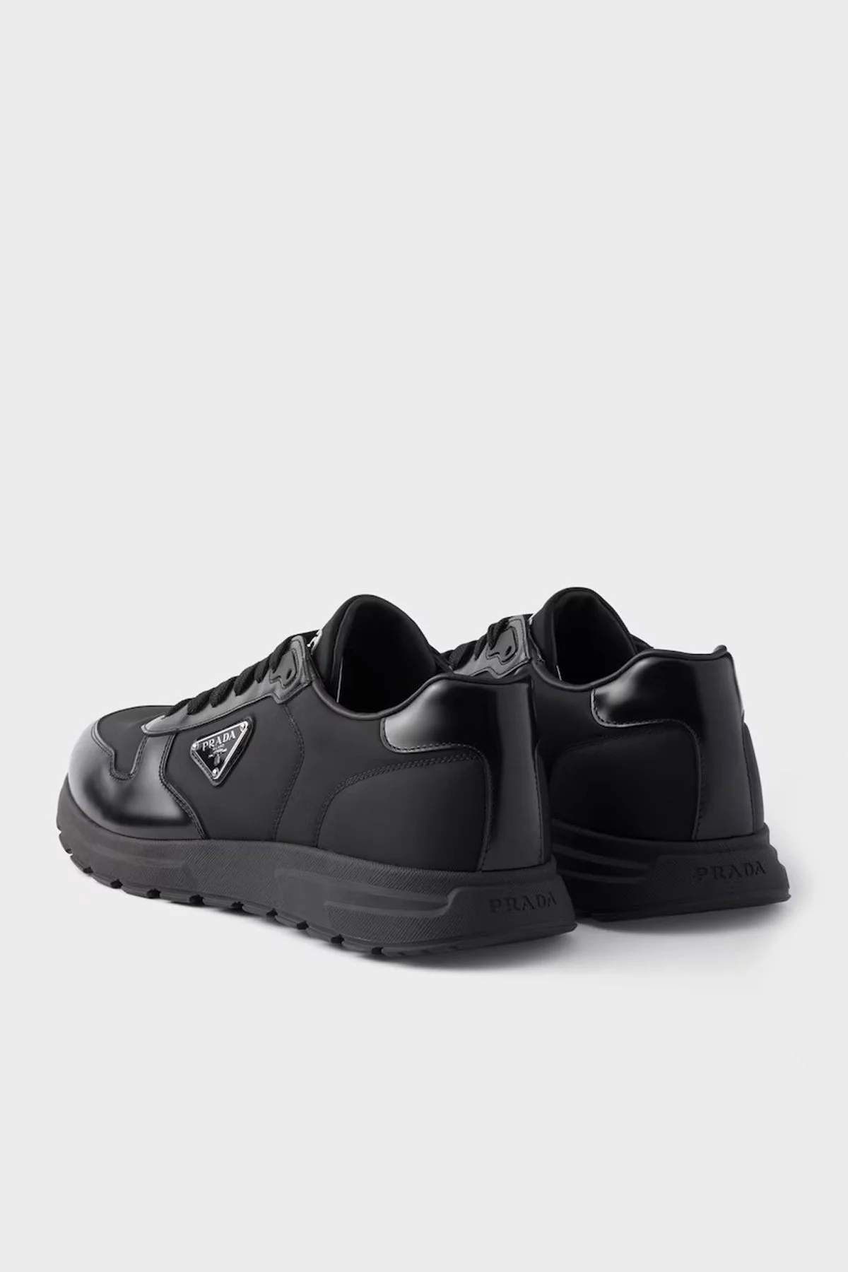 Prada Logolu Sneaker Erkek Ayakkabı 2EE4433LF5 F0002 Siyah - 5