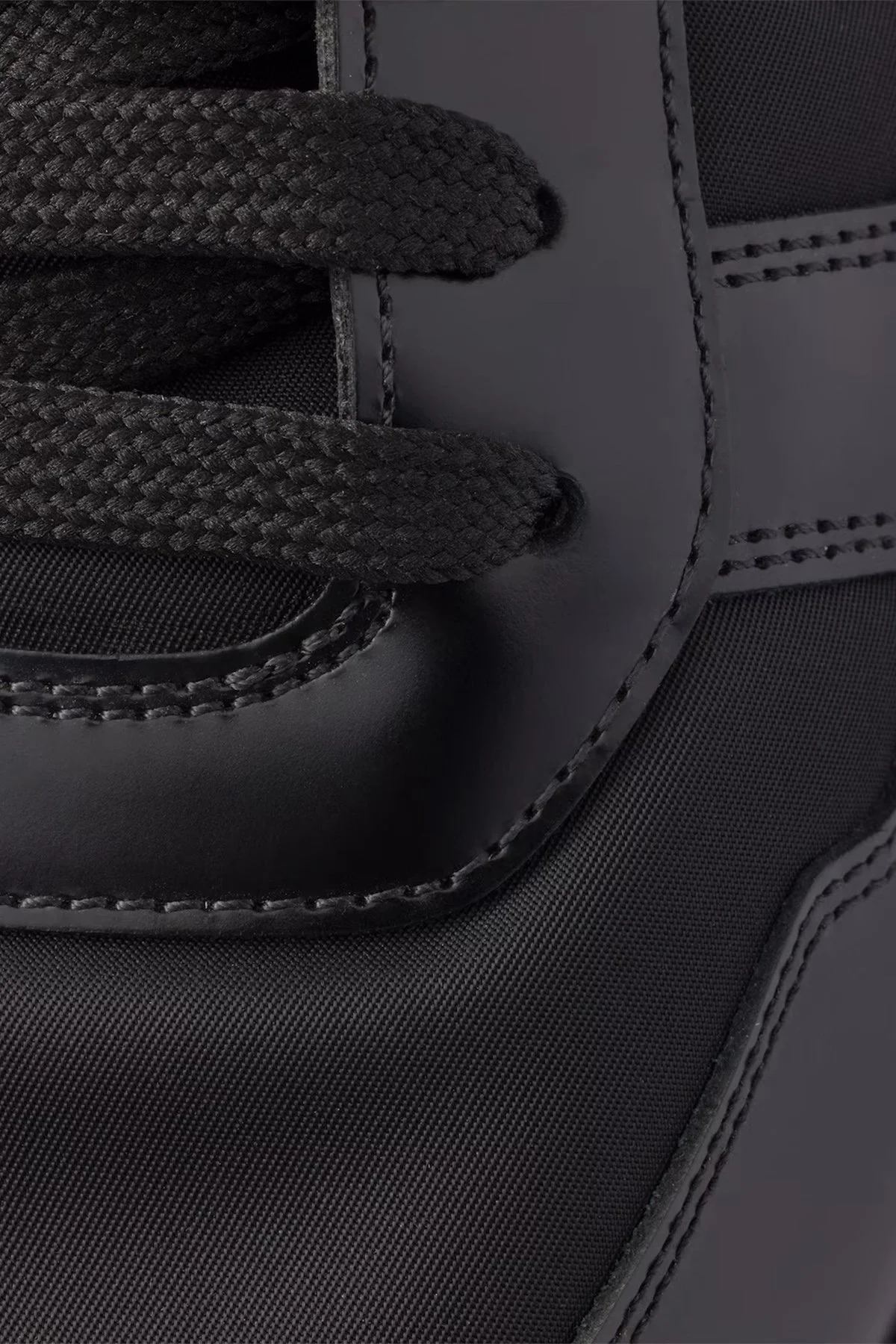Prada Logolu Sneaker Erkek Ayakkabı 2EE4433LF5 F0002 Siyah - 6
