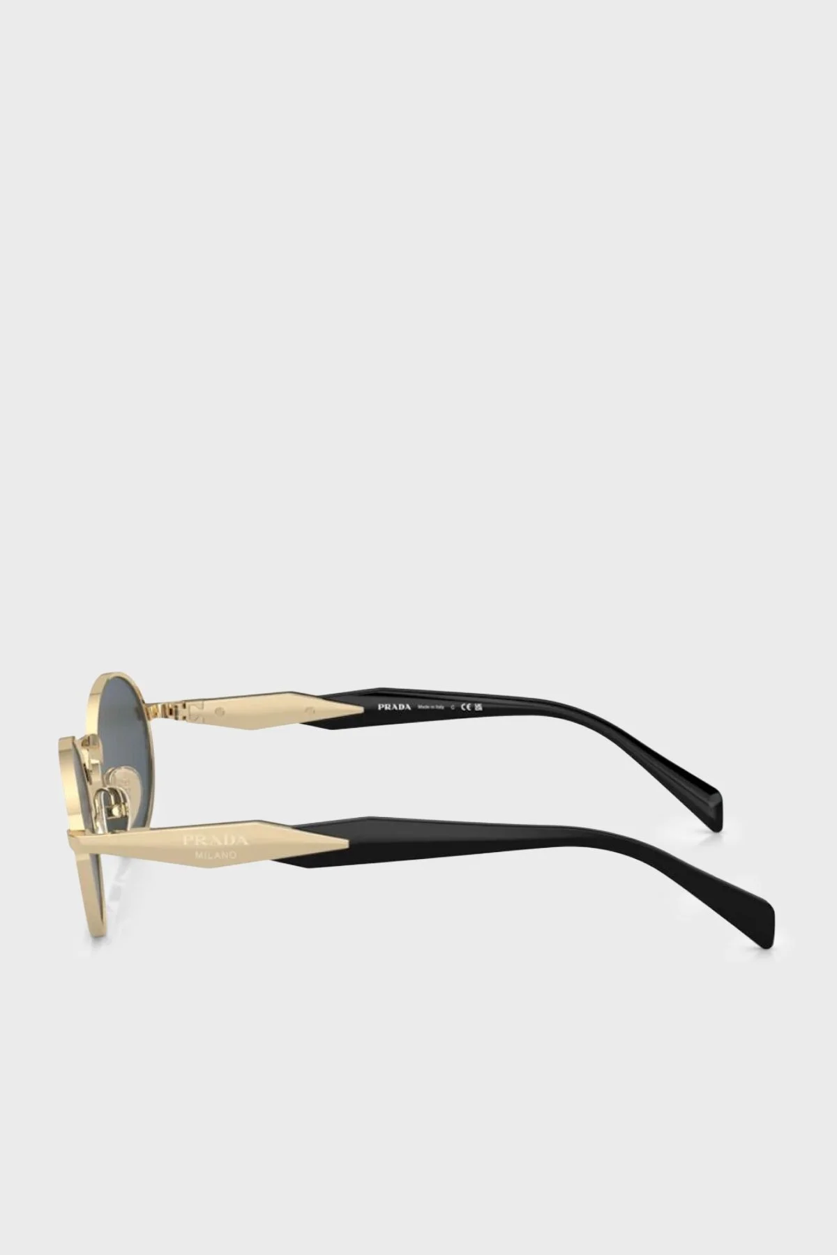 Prada Oval Güneş Bayan Gözlük 0PR 65ZS ZVN09T 55 altın - 2