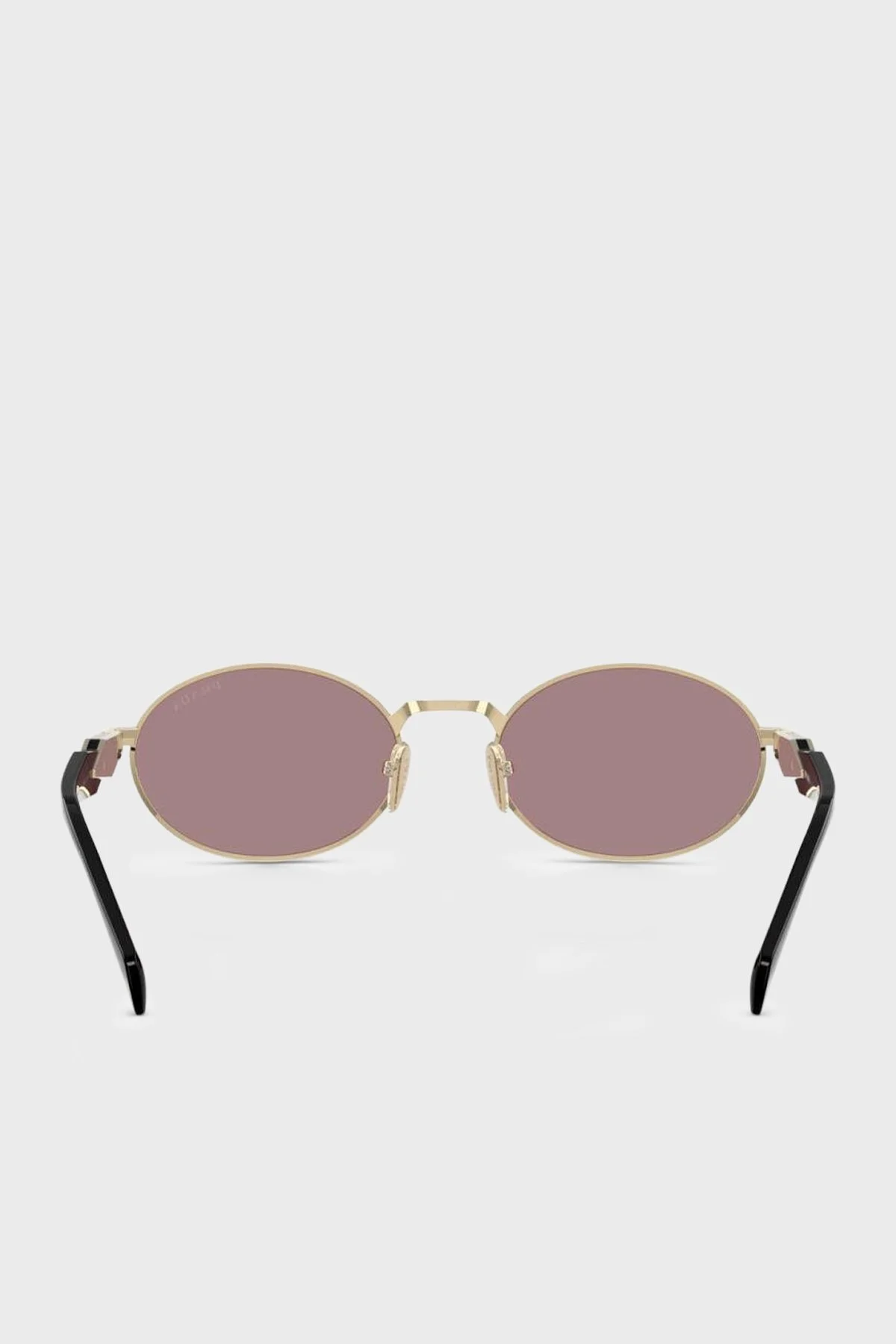 Prada Oval Güneş Bayan Gözlük 0PR 65ZS ZVN20I 55 altın - 3