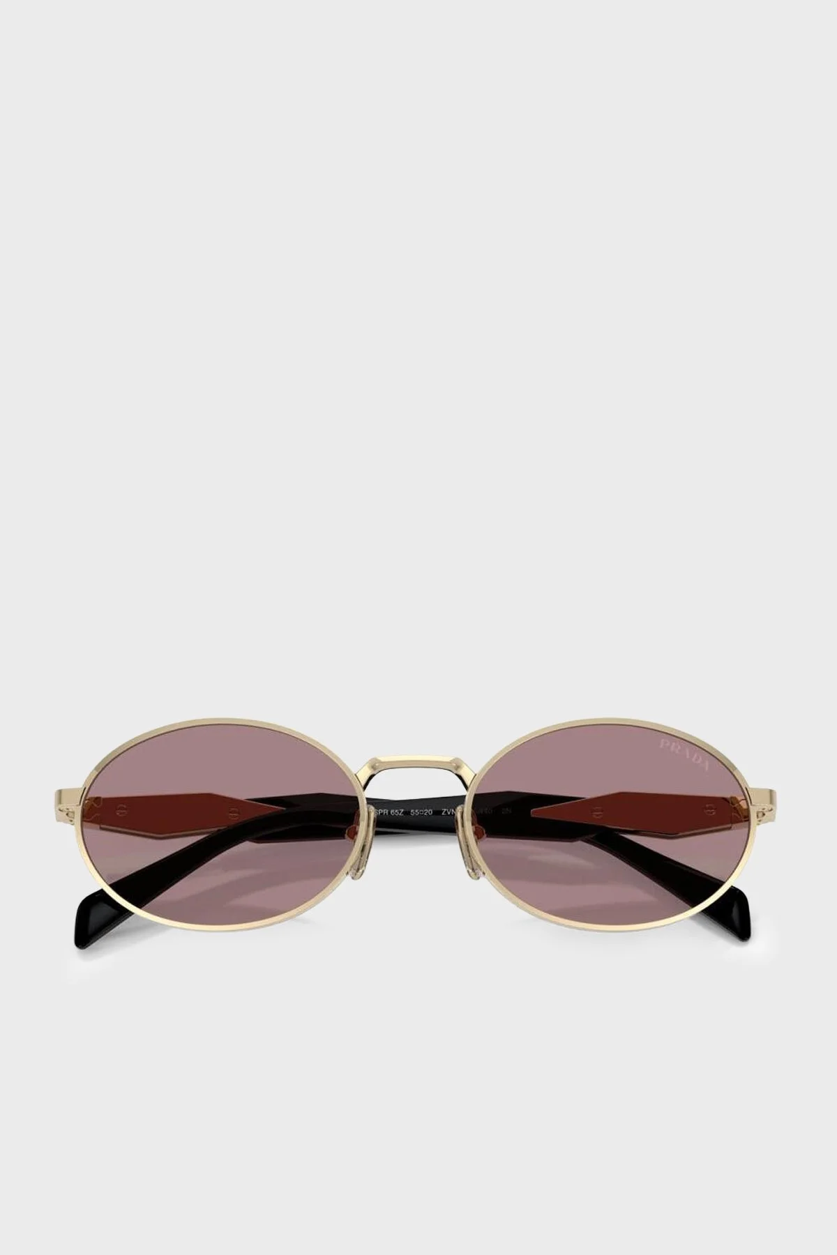 Prada Oval Güneş Bayan Gözlük 0PR 65ZS ZVN20I 55 altın - 5